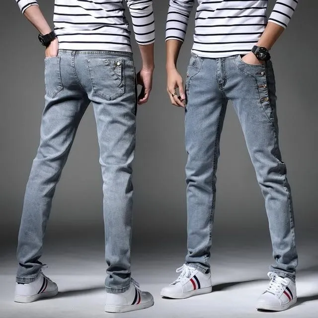 13 Style Denim Design Good Quality Skinny Distressed Men's Jeans