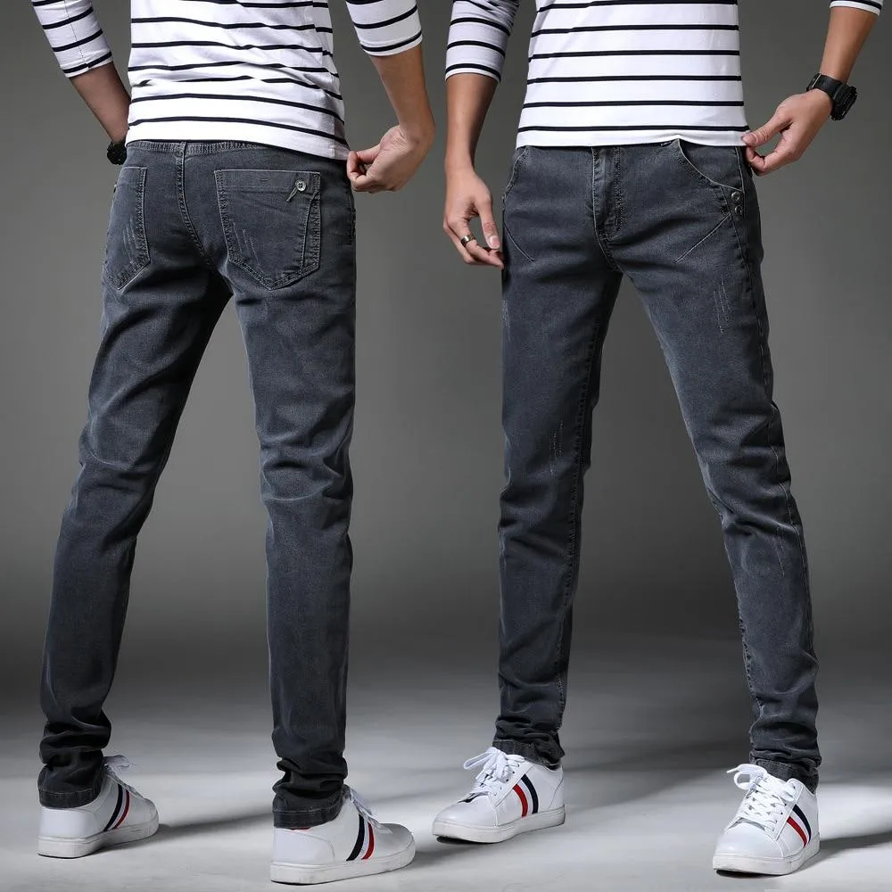 13 Style Denim Design Good Quality Skinny Distressed Men's Jeans