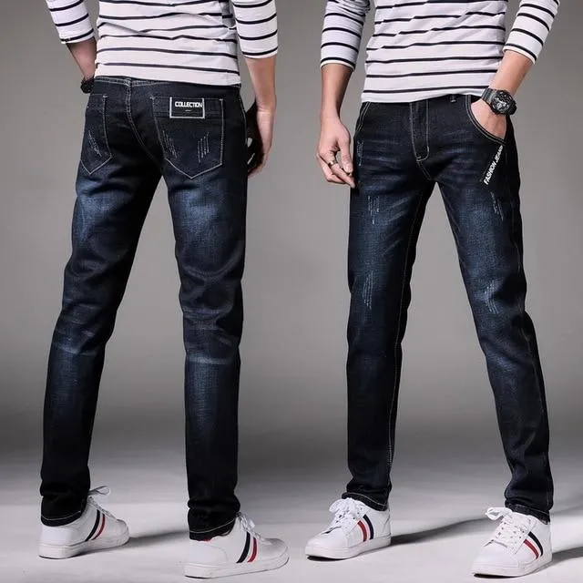 13 Style Denim Design Good Quality Skinny Distressed Men's Jeans