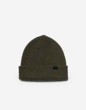 1405 Maharishi Lambswool Beanie Olive