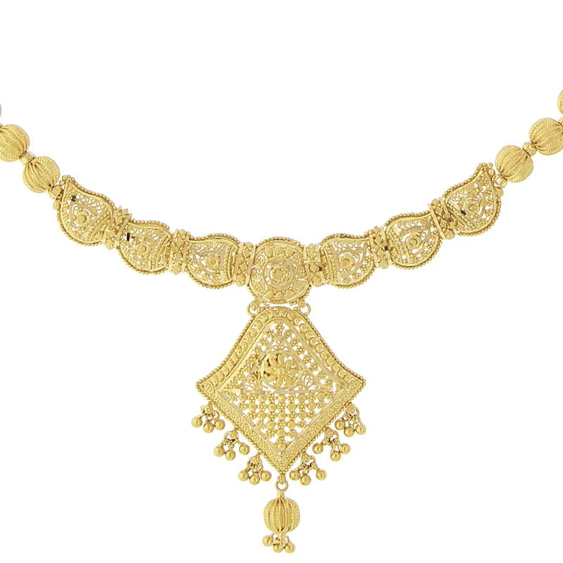 3-PIECE PLAIN GOLD NECKLACE SET