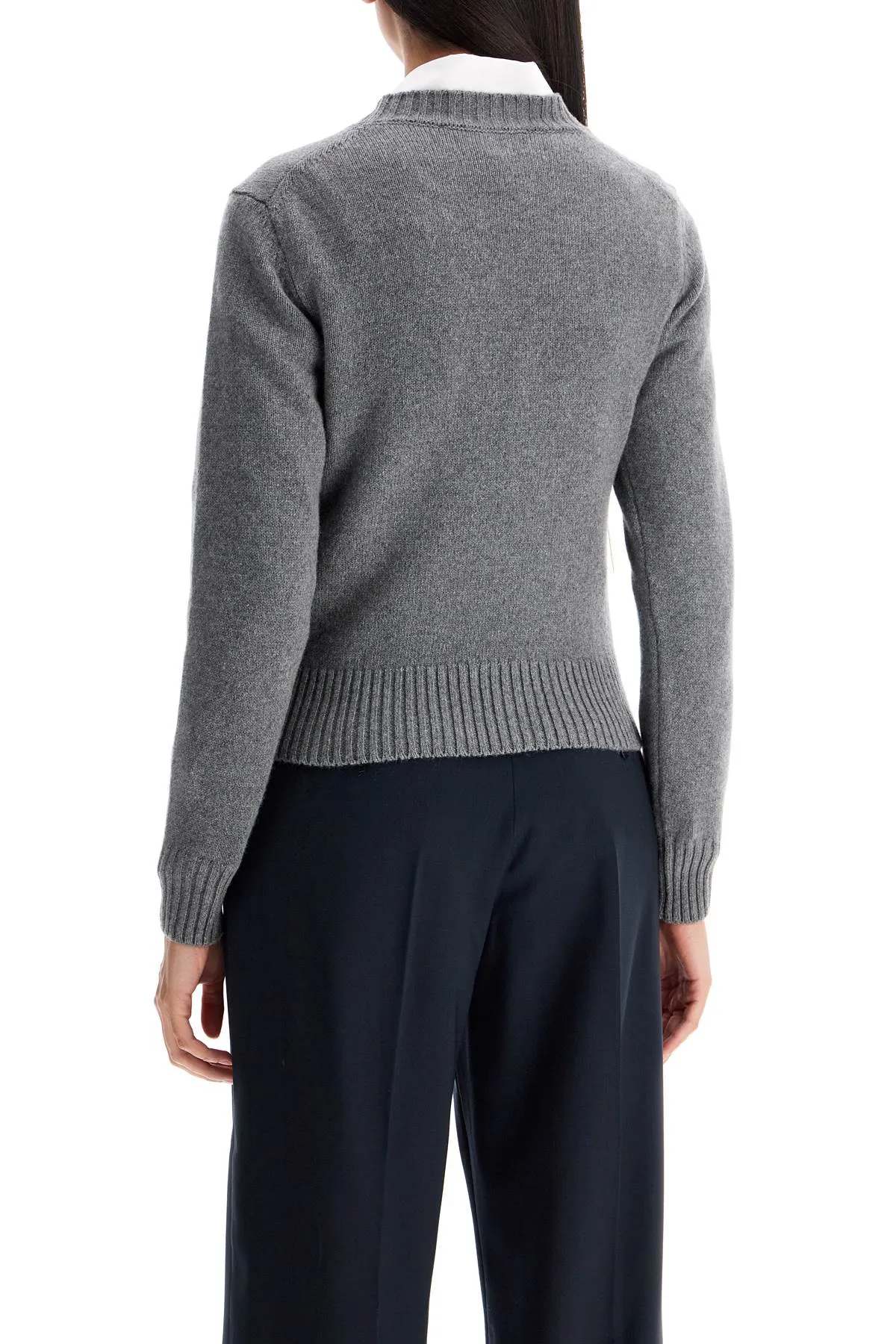 AMI ALEXANDRE MATIUSSI cashmere and wool pullover