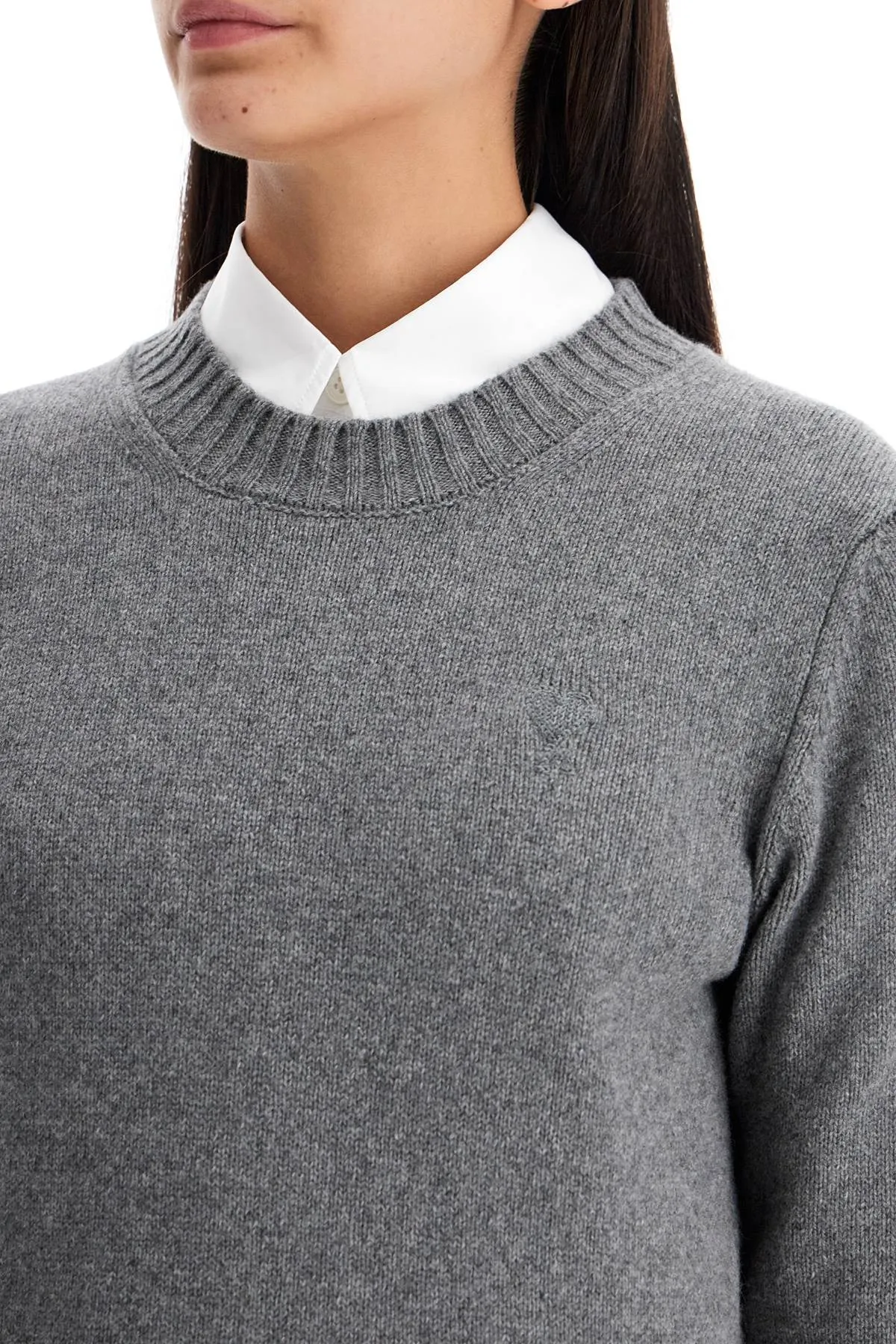 AMI ALEXANDRE MATIUSSI cashmere and wool pullover