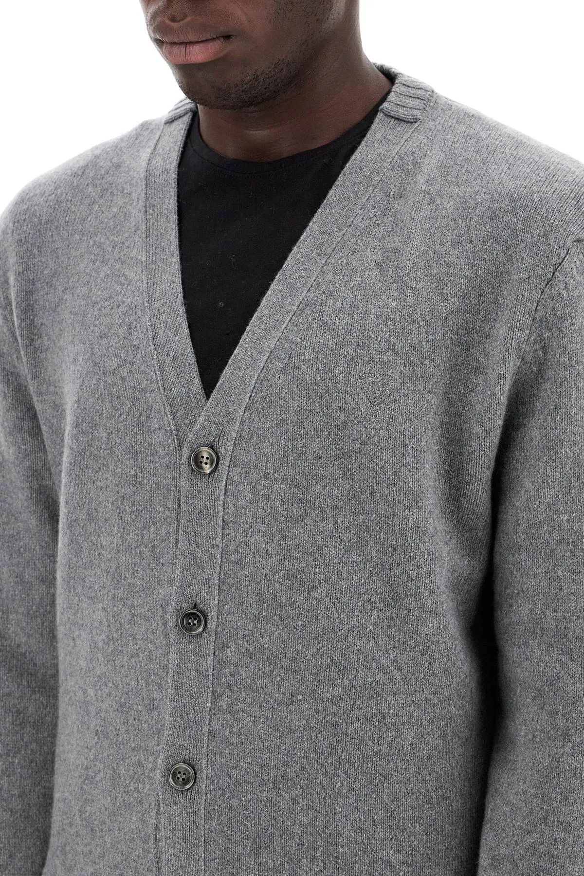 Ami Alexandre Matiussi Men's Cashmere Cardigan For