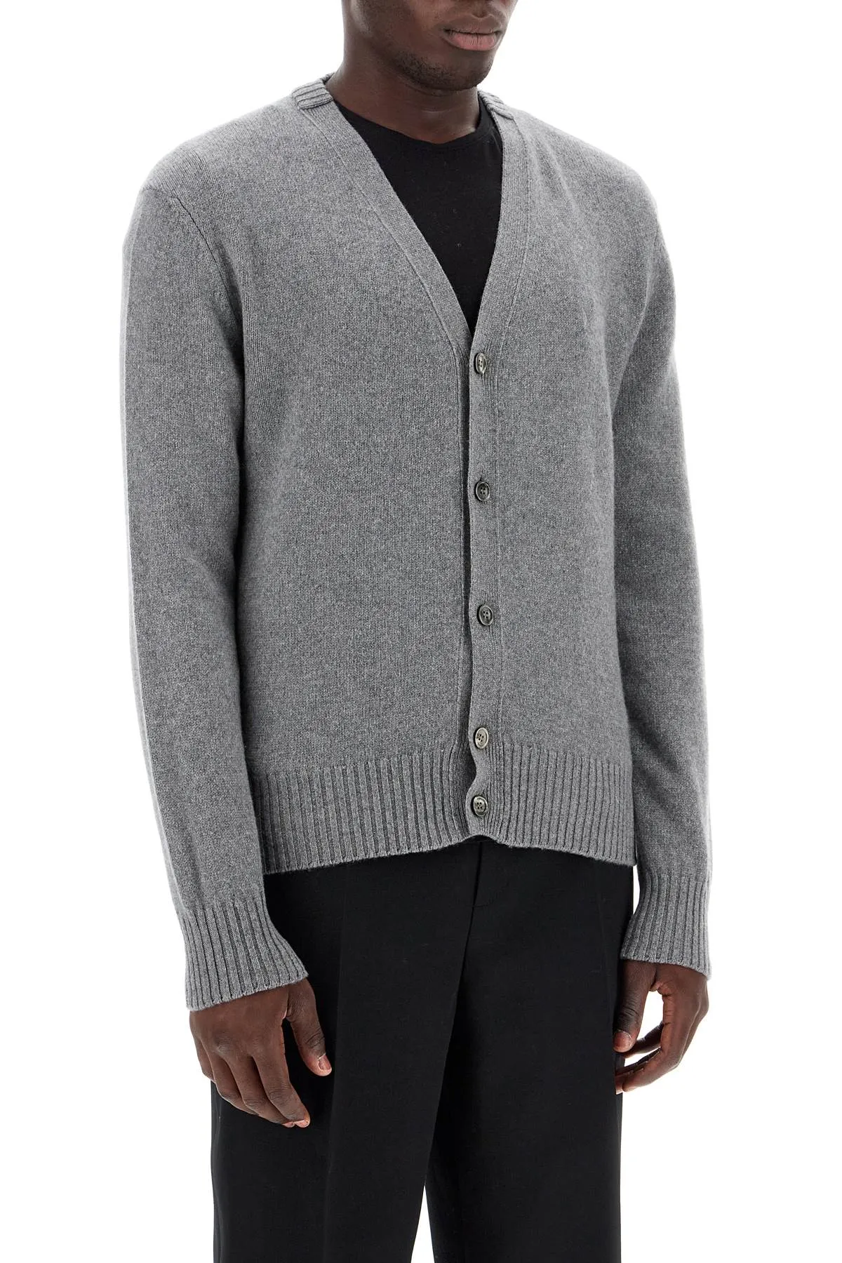 Ami Alexandre Matiussi Men's Cashmere Cardigan For