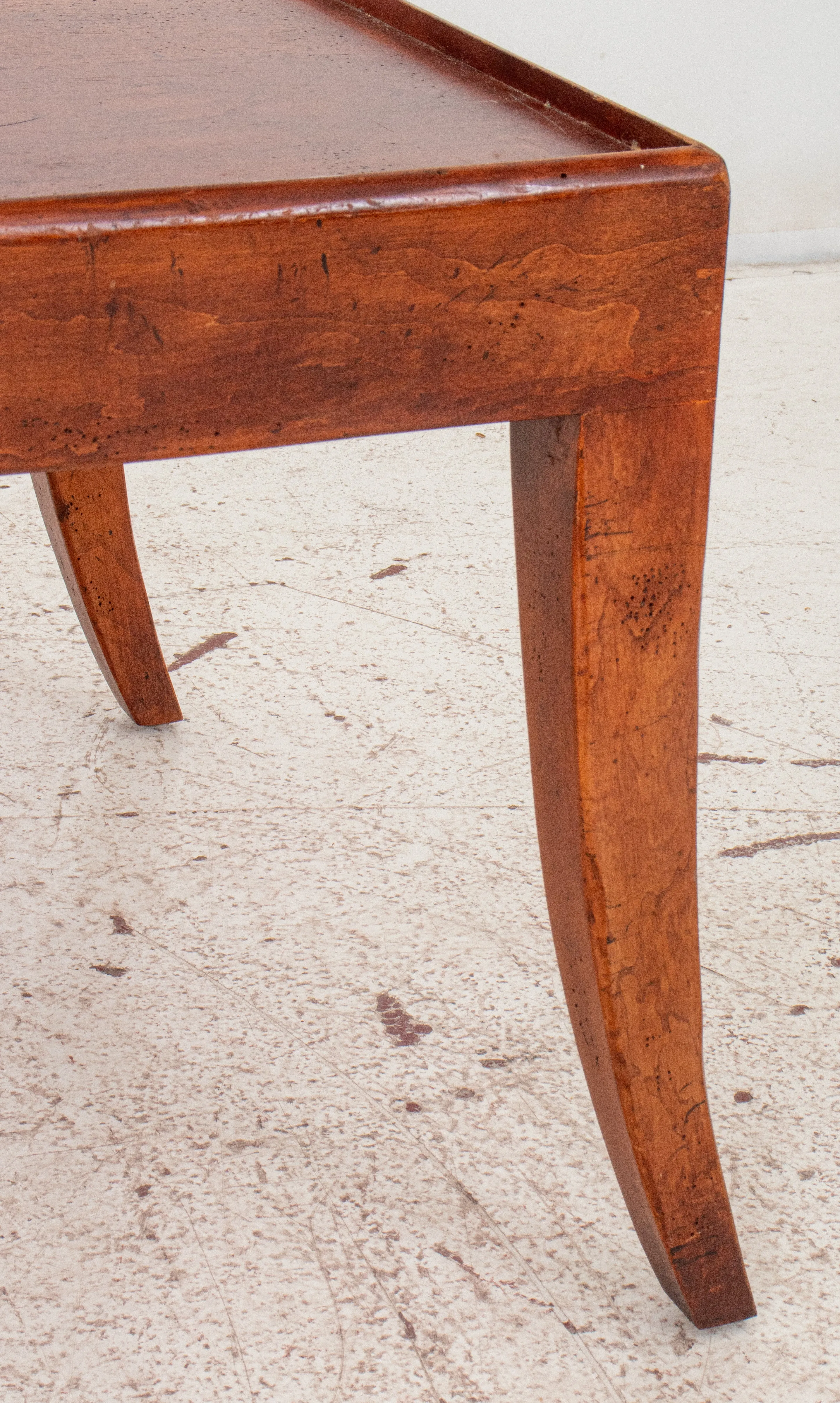 Art Deco Style Baker Milling Road Walnut End Table