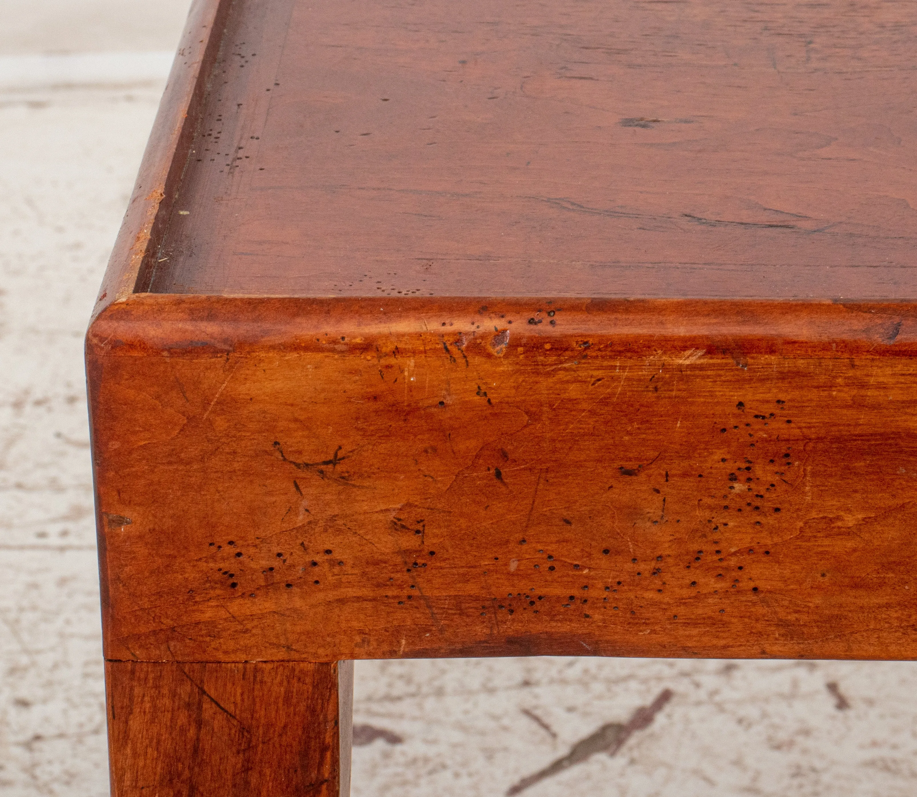 Art Deco Style Baker Milling Road Walnut End Table