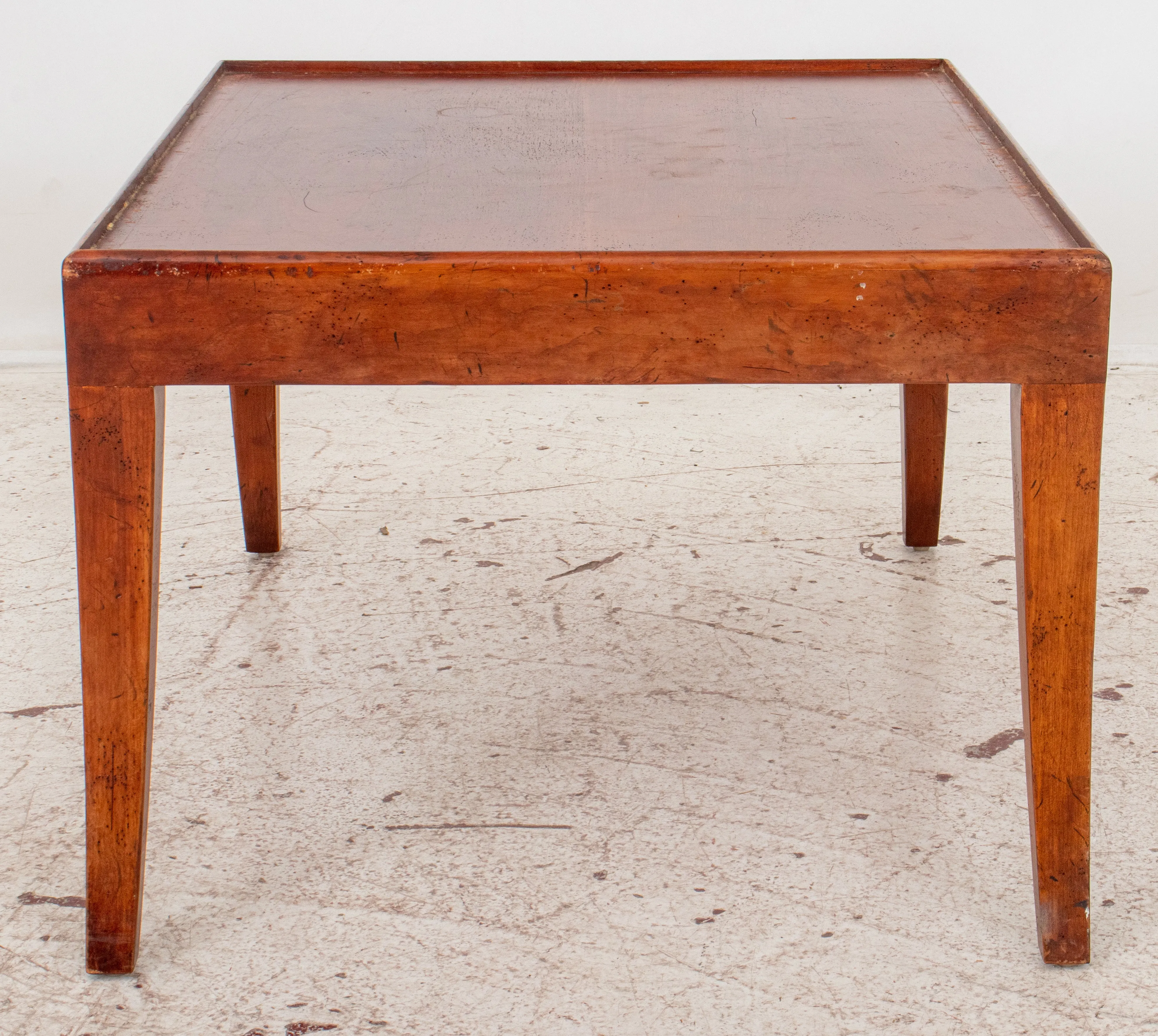 Art Deco Style Baker Milling Road Walnut End Table