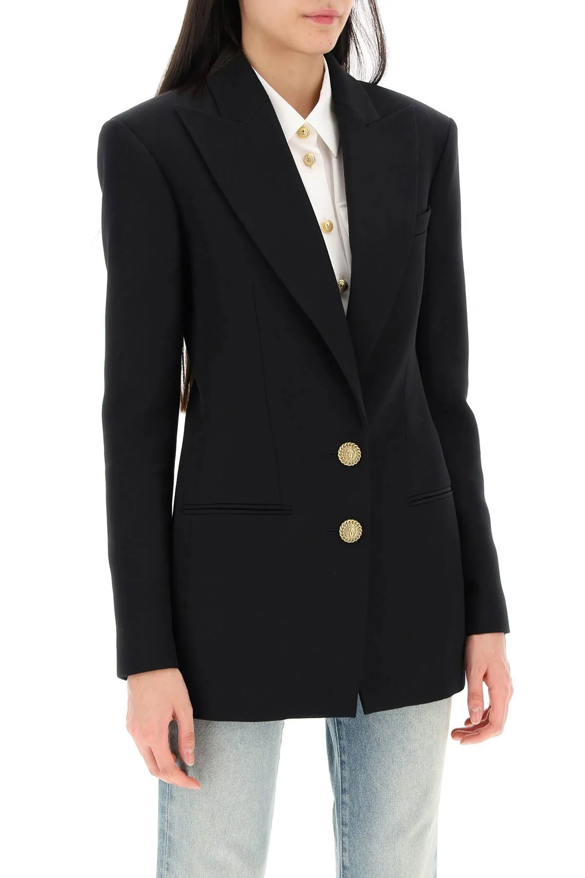 Balmain fitted single-breasted blazer