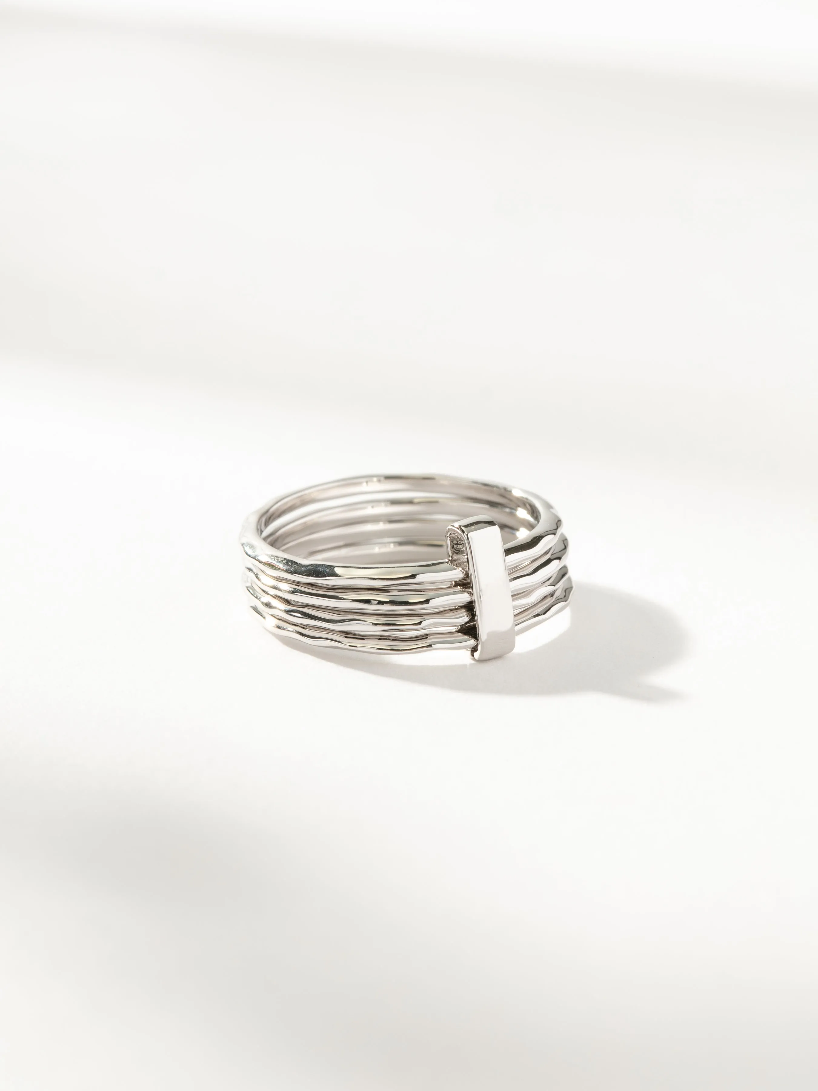 Bar None Layered Ring