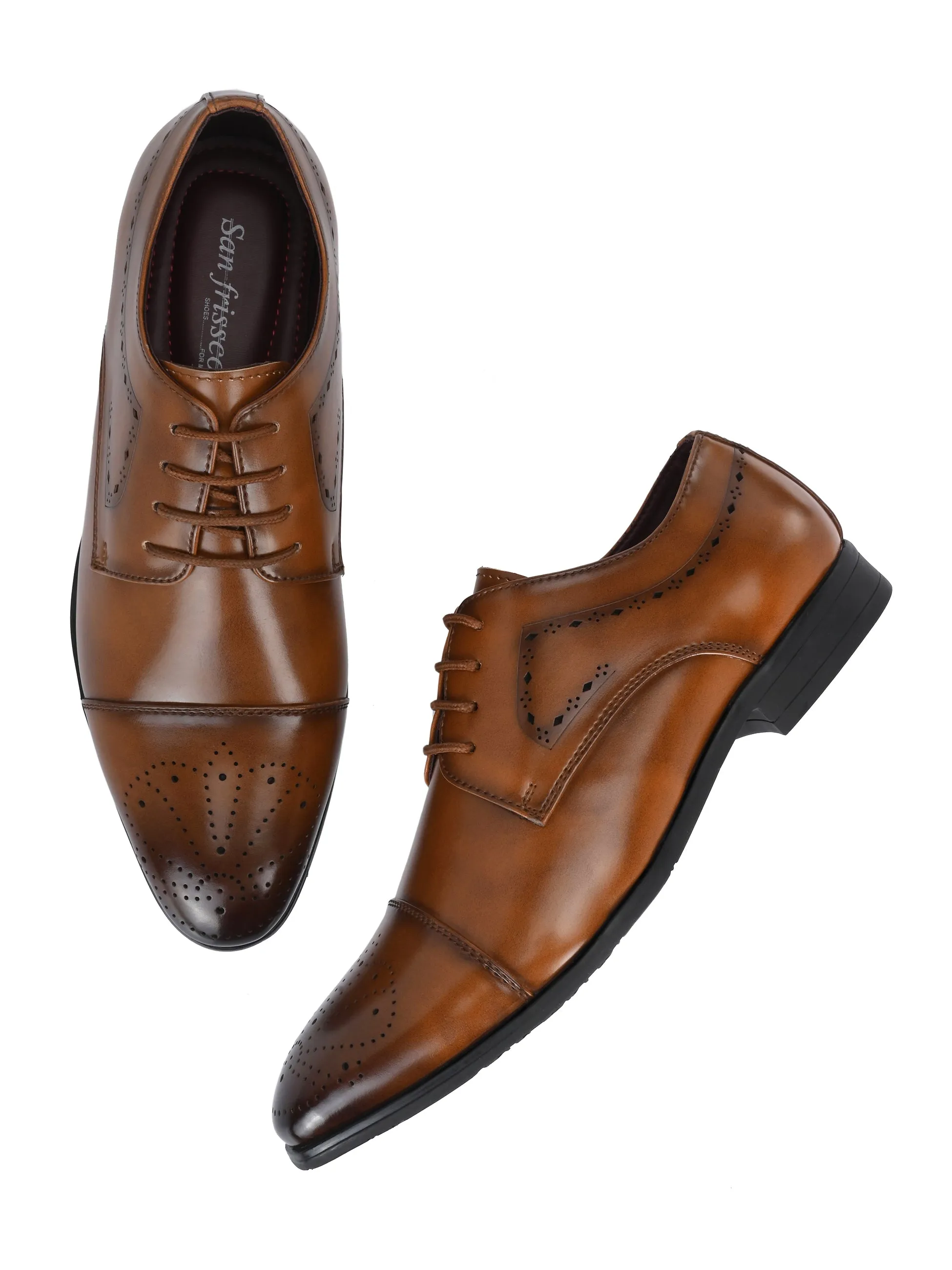 Bergamo Tan Formal Shoes