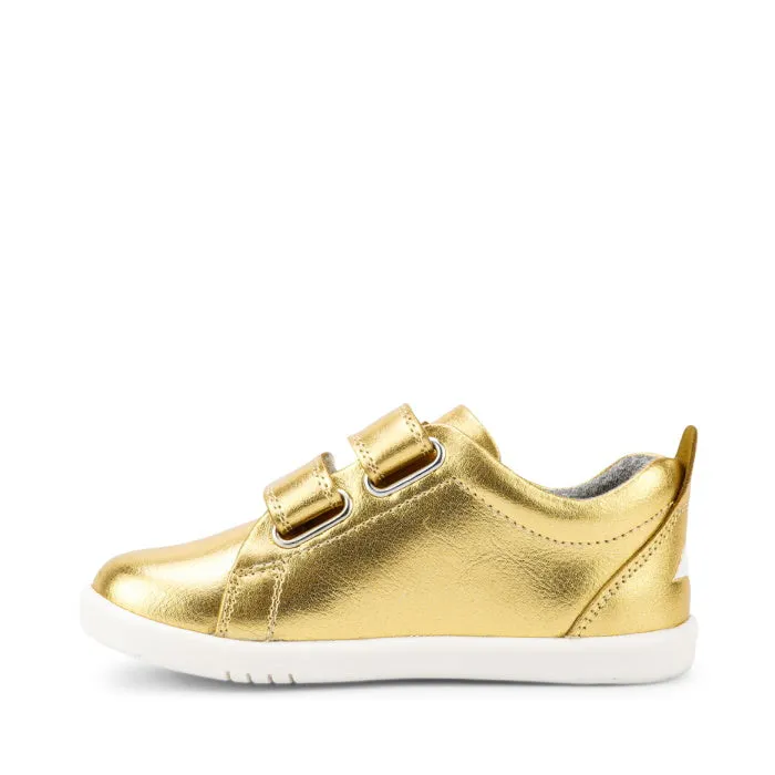 Bobux  IWalk IW SWITCH  Grass Court Sneaker Gold 637310 NOT RETURNABLE