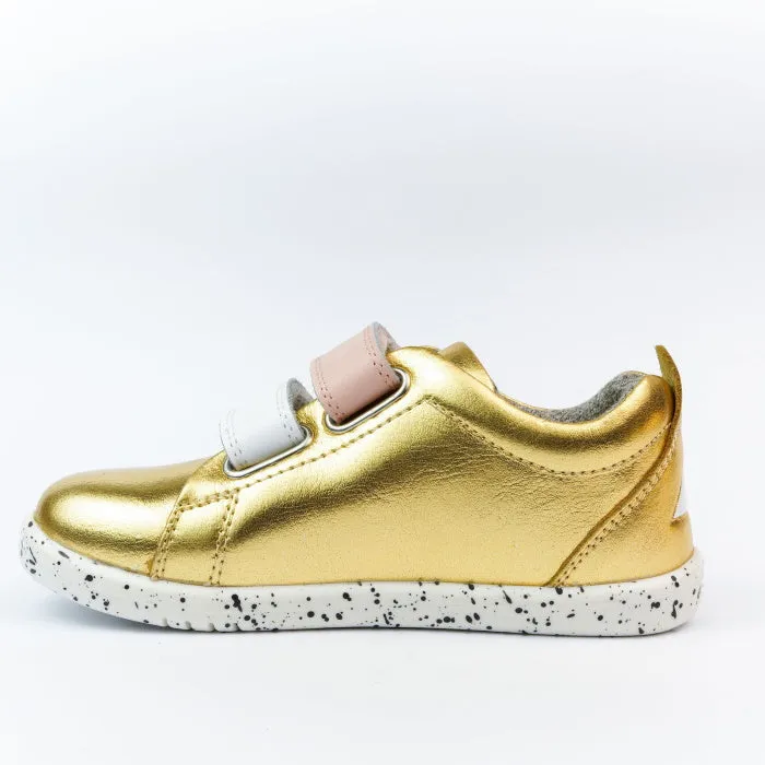 Bobux  IWalk IW SWITCH  Grass Court Sneaker Gold 637310 NOT RETURNABLE