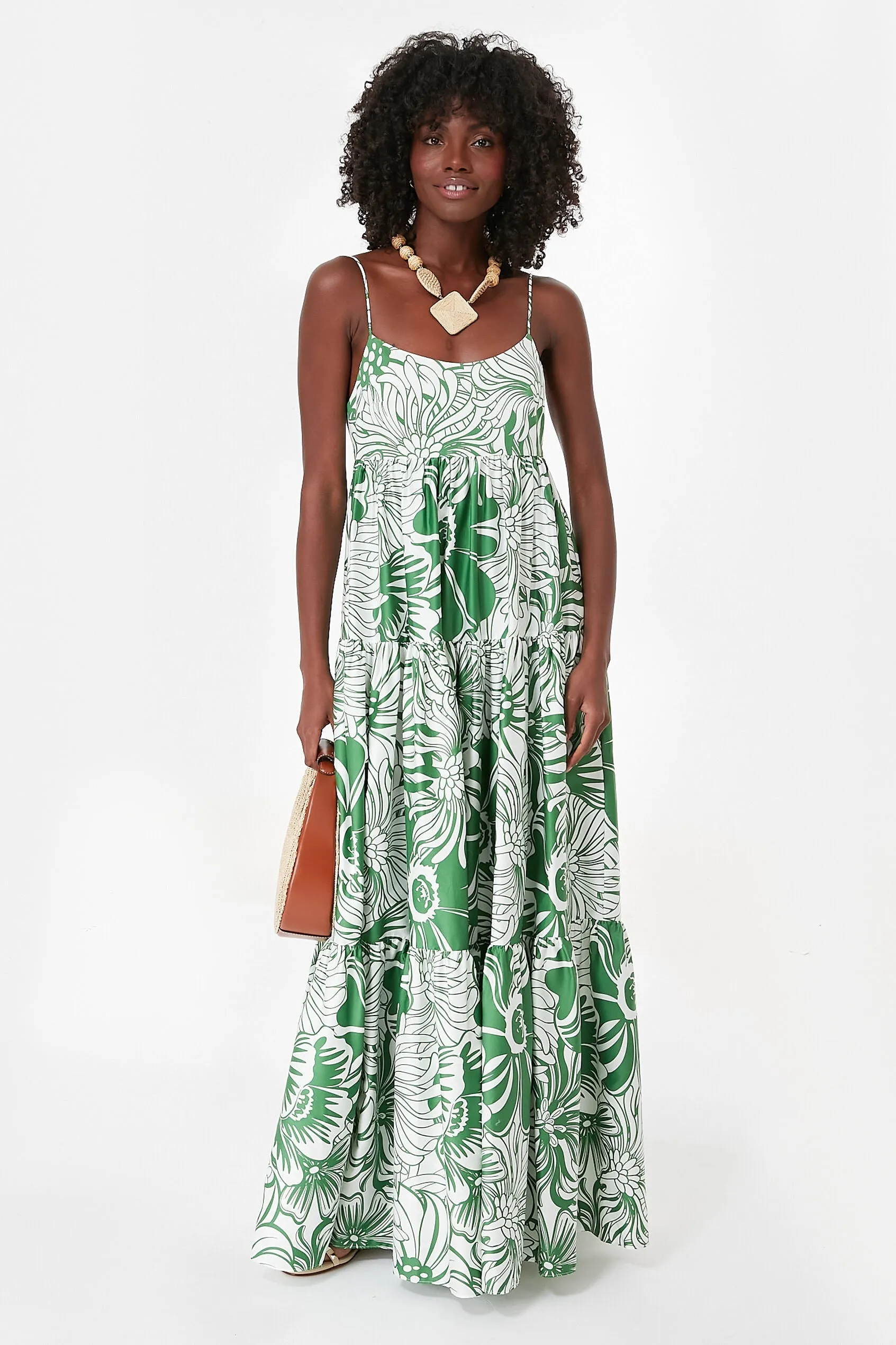 Calypso Green Merle Cotton Dress