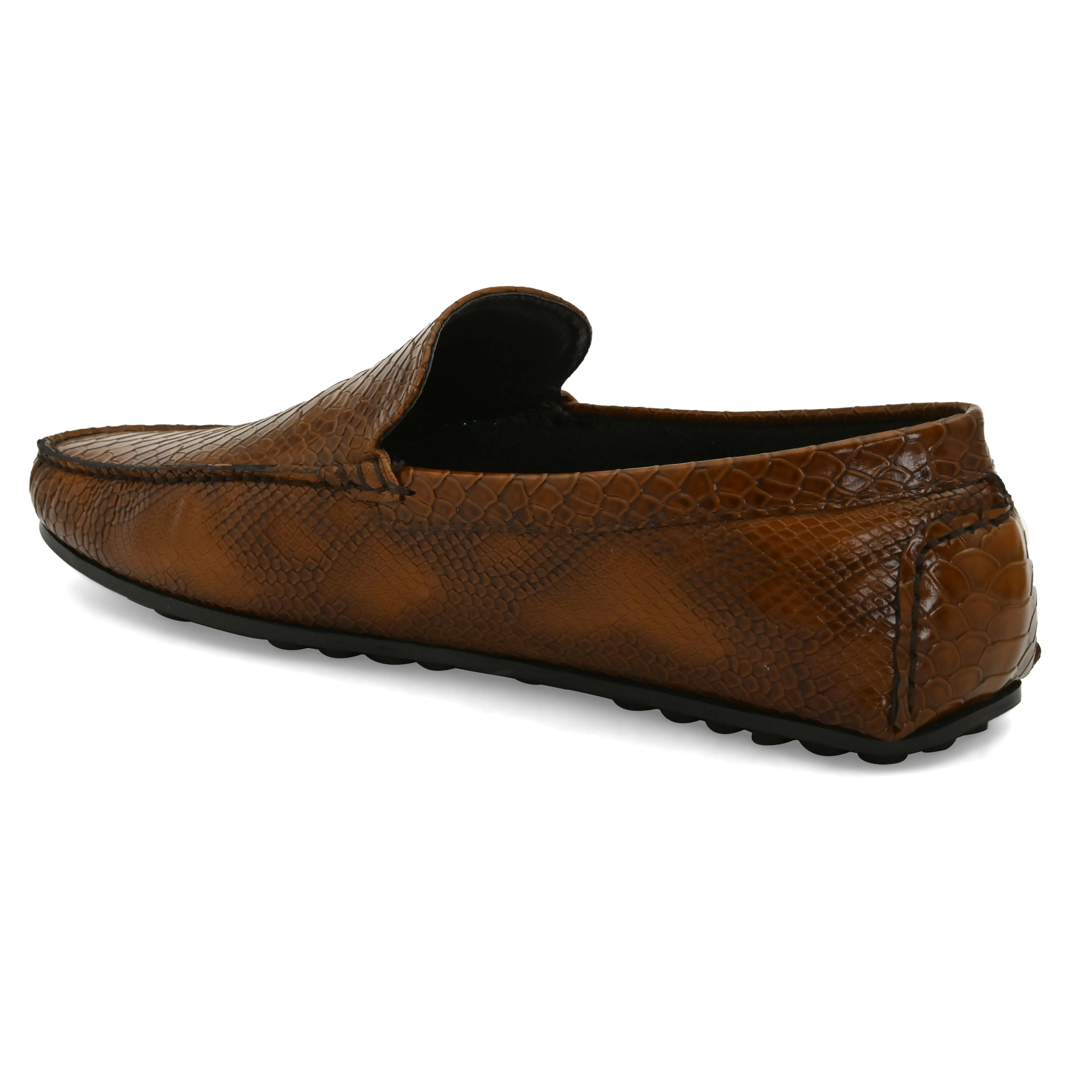 Chord Tan Driving Loafers