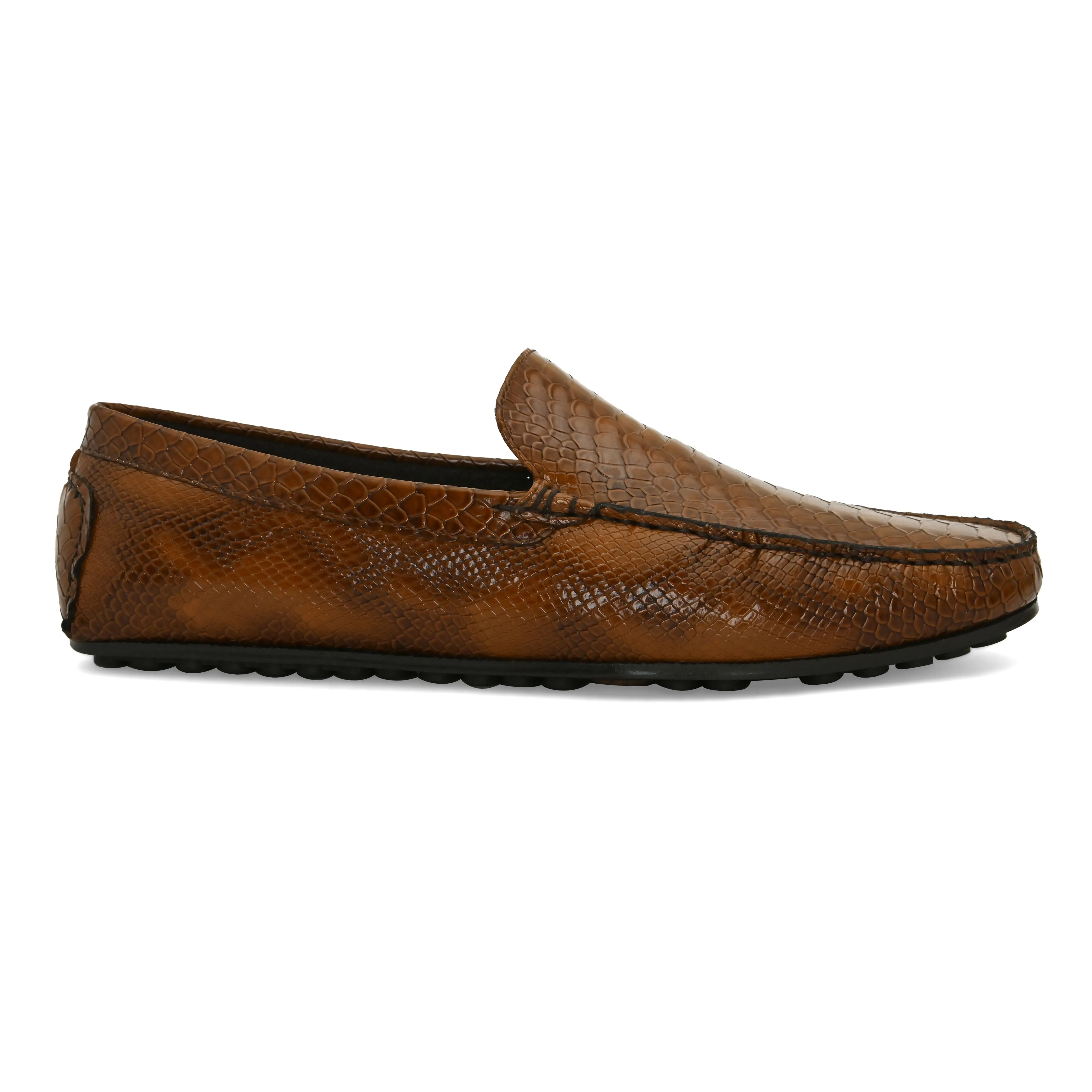 Chord Tan Driving Loafers