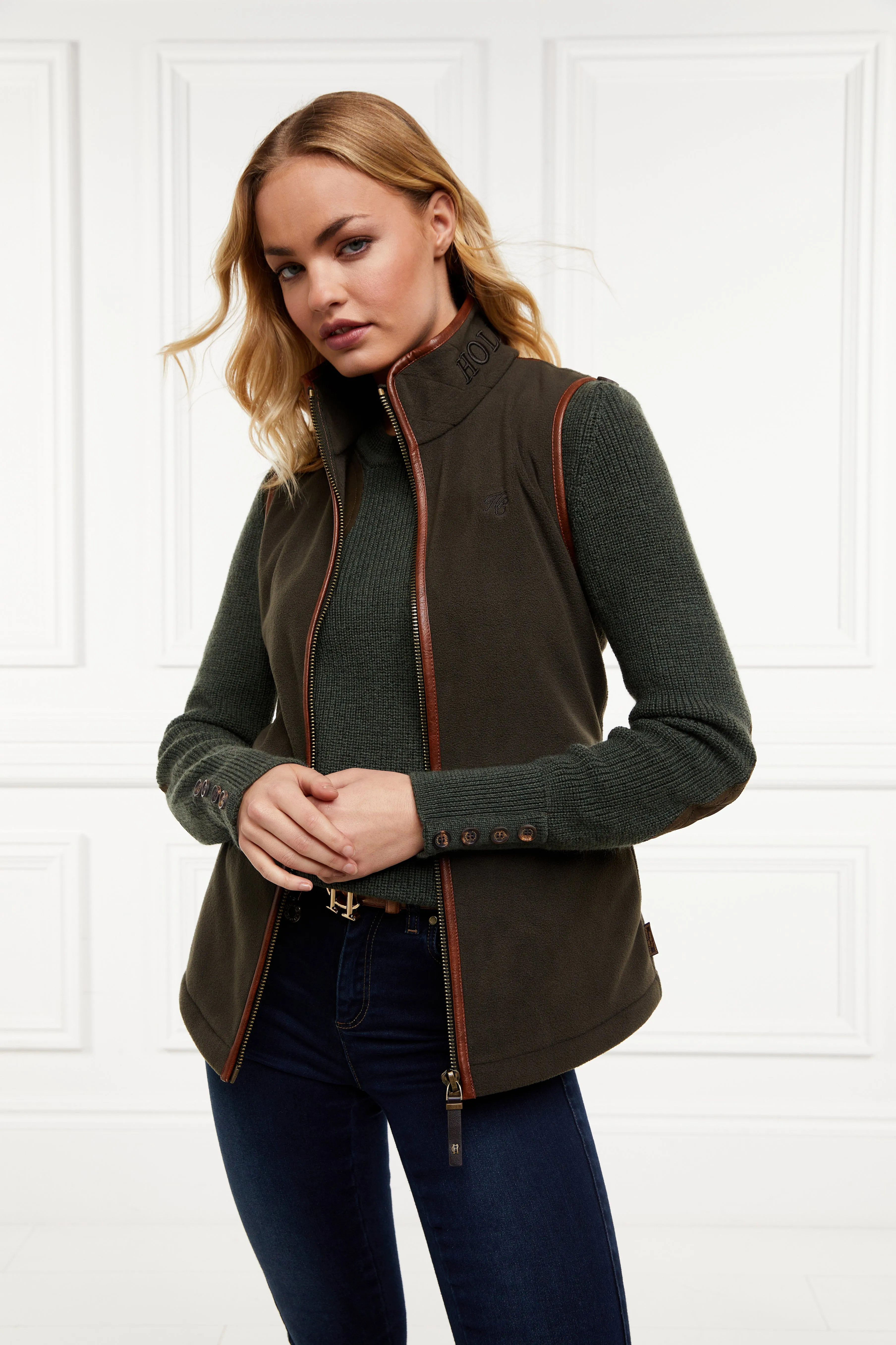 Country Fleece Gilet (Khaki)