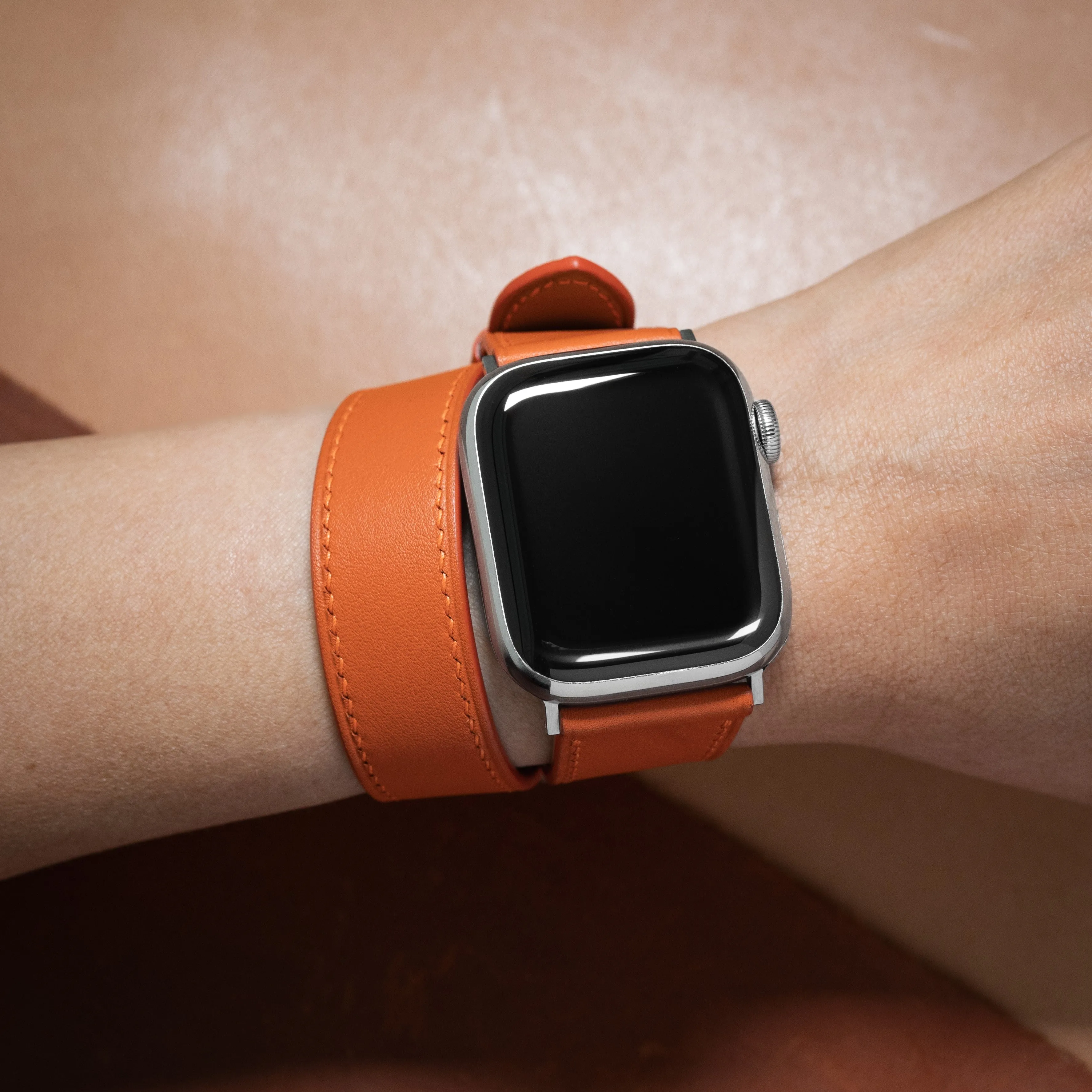 Custom Watch Strap for Apple Watch - Hermès Style