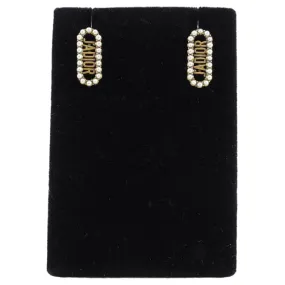 Dior J'Adior Brass Pearl Small Earrings