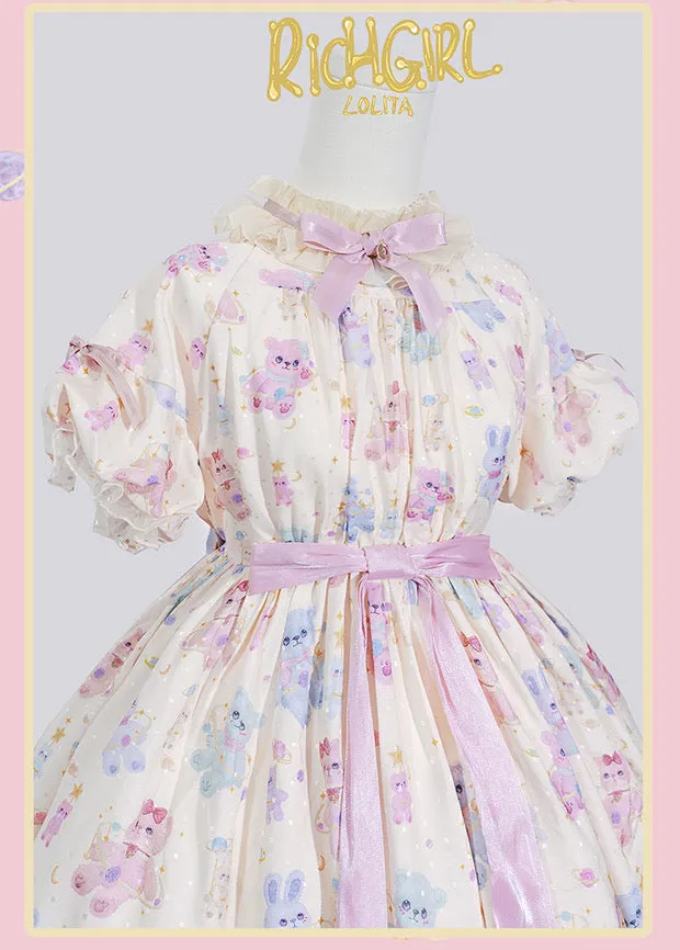 Dolls and dancing bear Lolita style dress premium selection