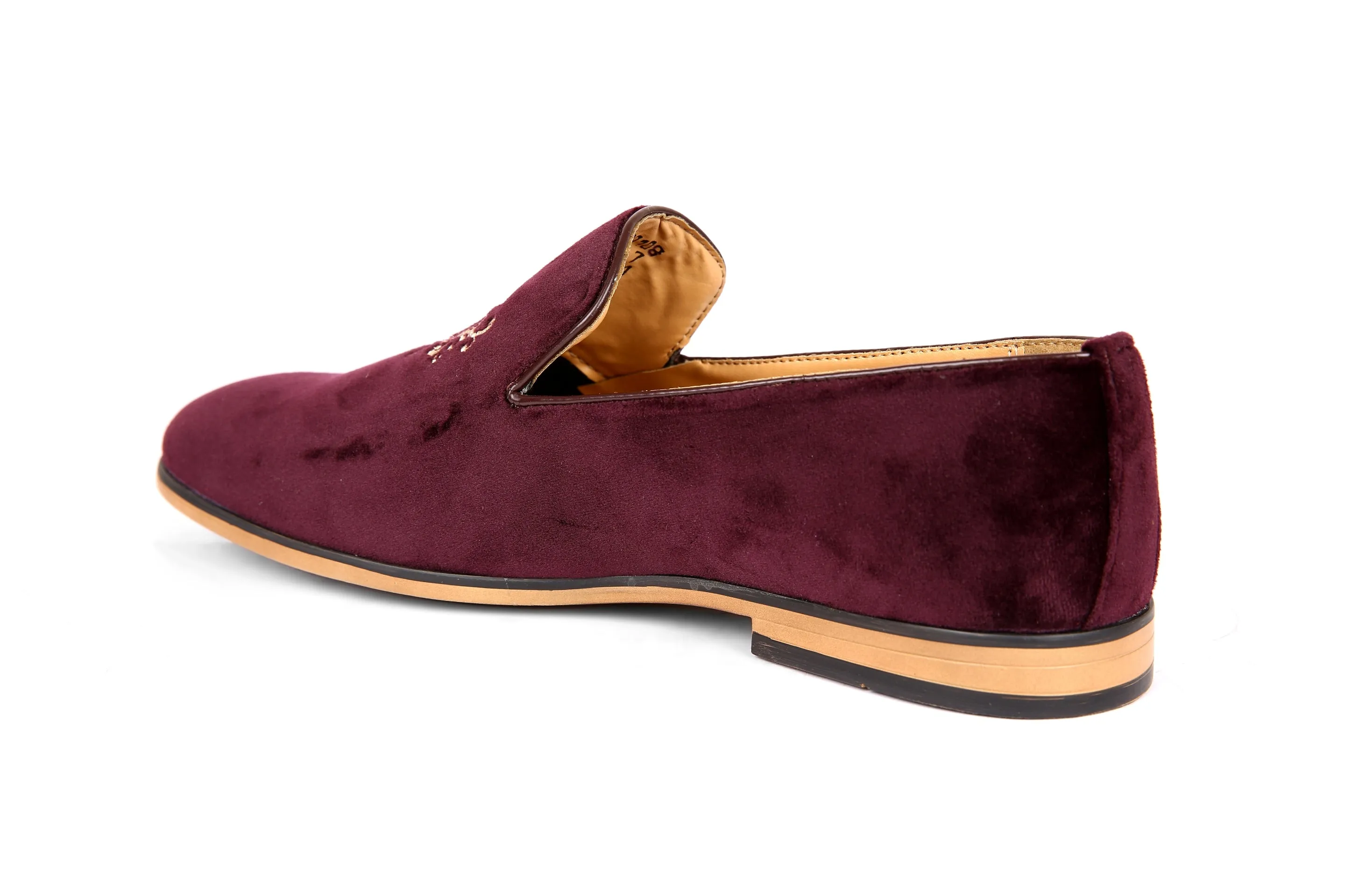 Emprie Cherry Embroidered Loafers