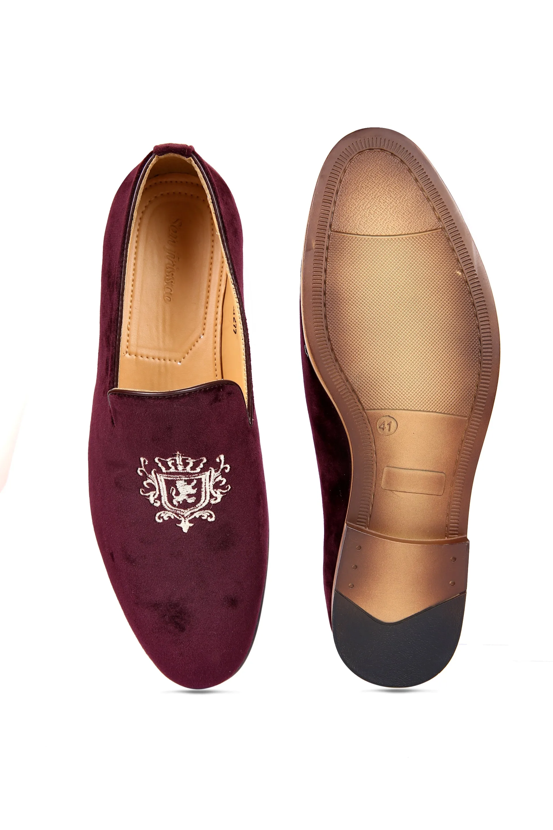 Emprie Cherry Embroidered Loafers