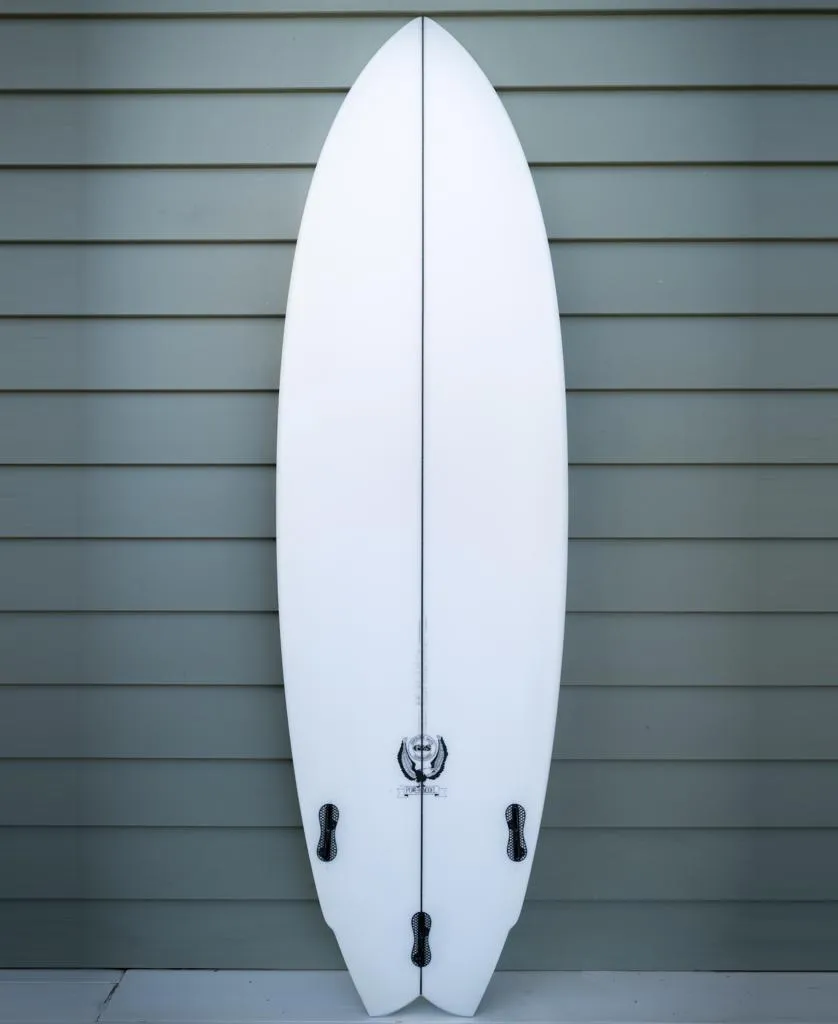 G&S 6'6 Power Twin Matte Finish | White