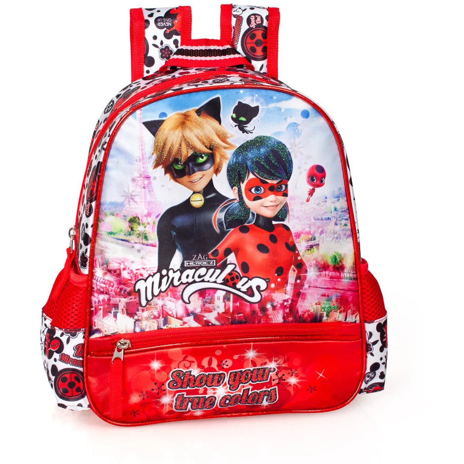 Ghiozdan Miraculous Ladybug, 29 cm,  3 ani, Fete