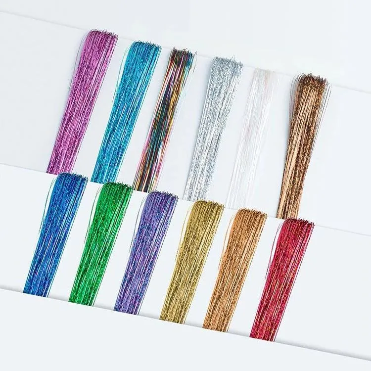 Glitter Hair Tinsel   Hair Pin