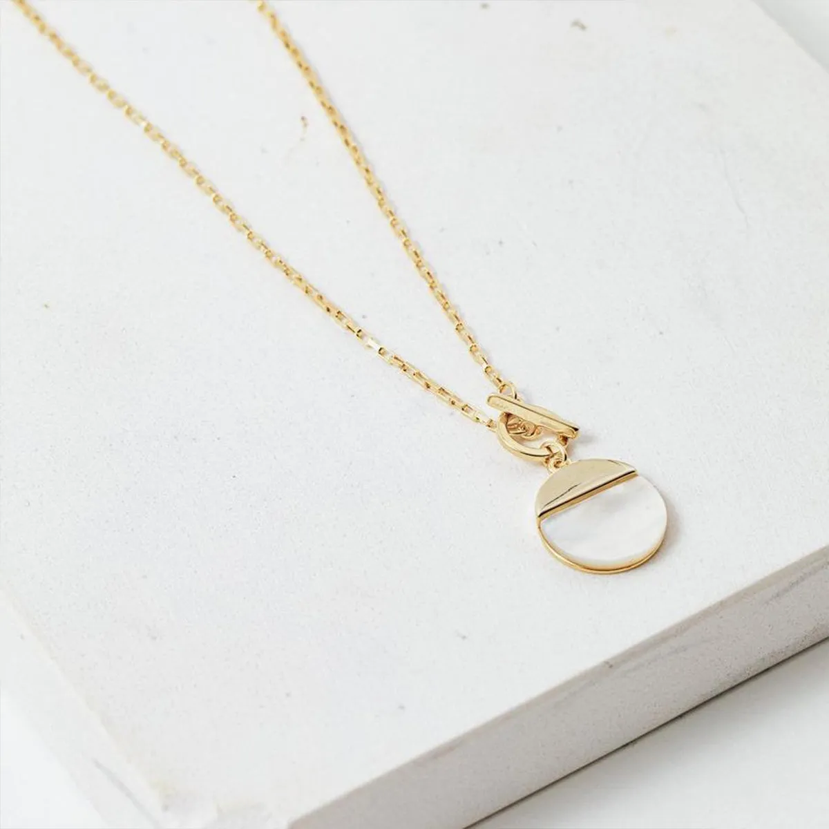 Gold Oasis Toggle Necklace