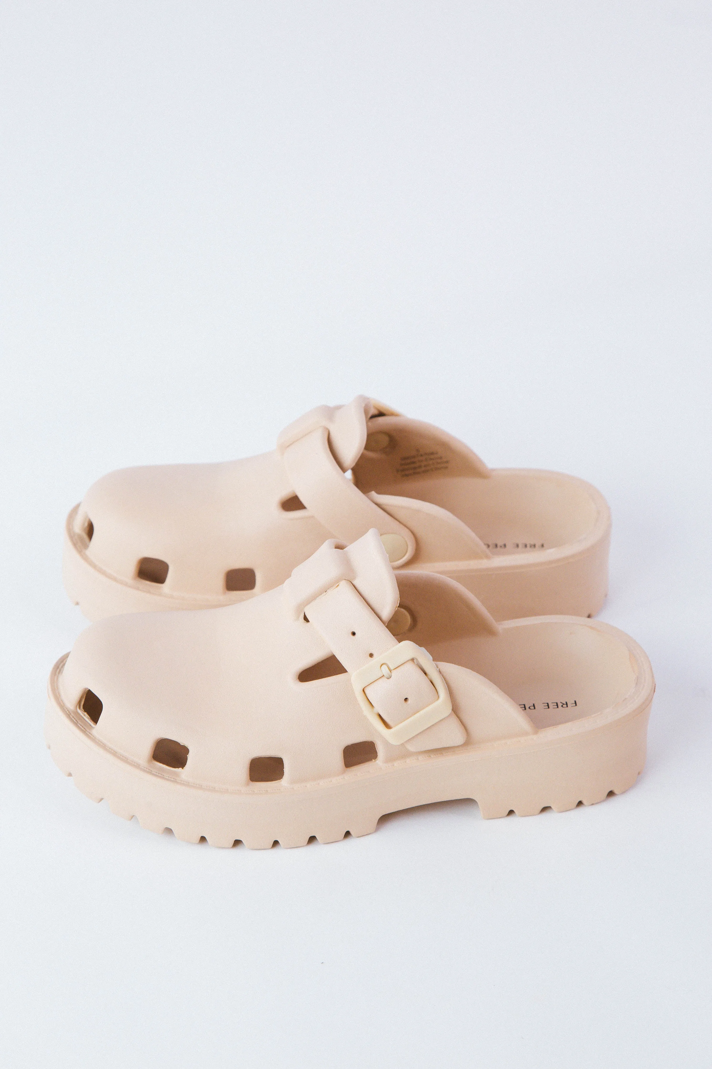 Karlie Buckle Clog, Sand Dune | Free People