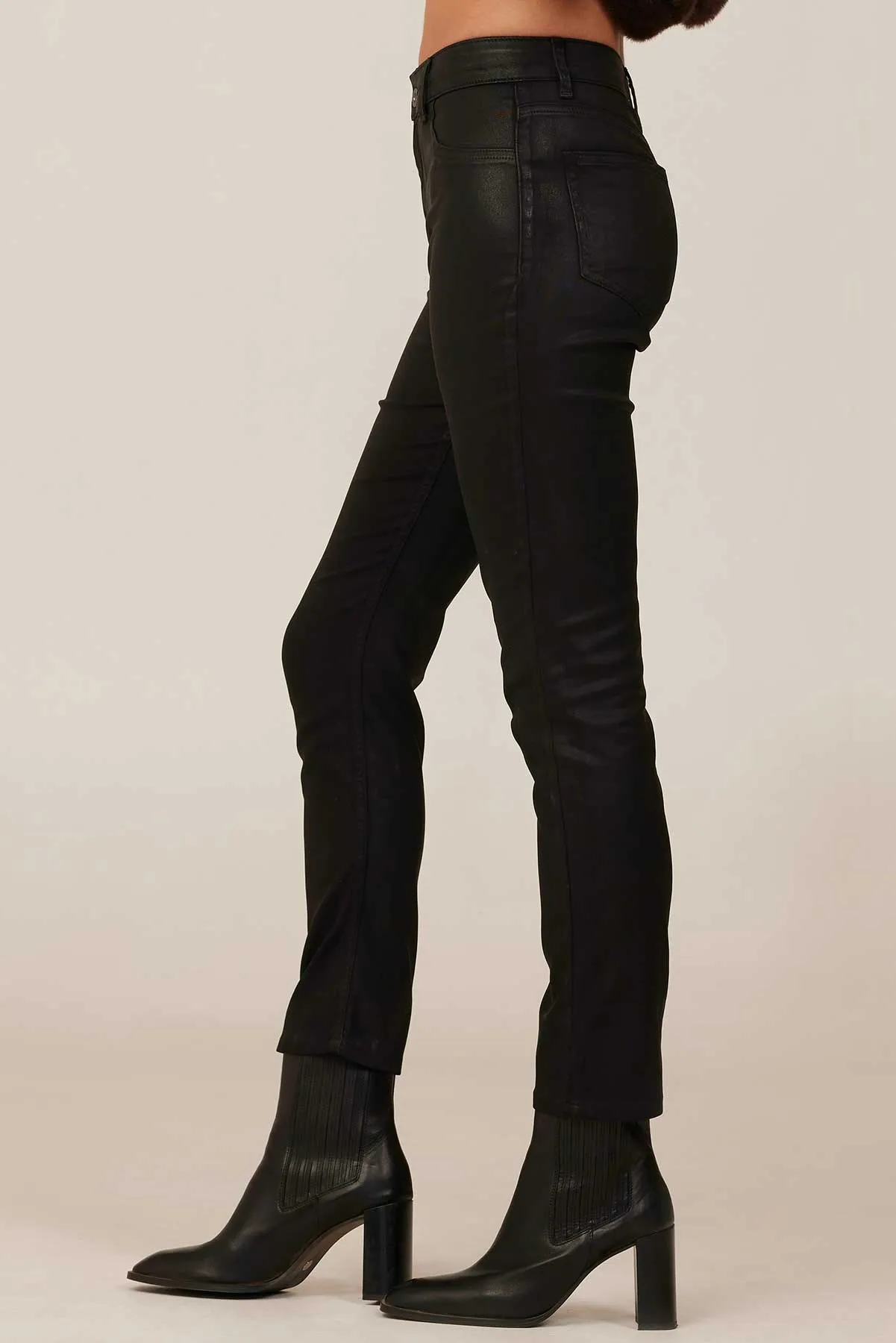 Lennon Luxe Straight Leg Pants - Black