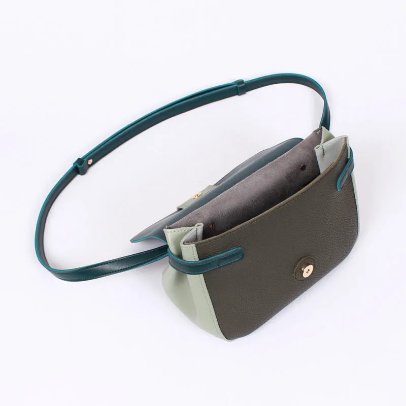 lisa 2 green cross shoulder bag