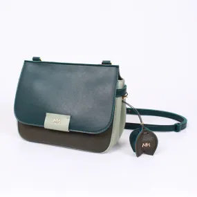 lisa 2 green cross shoulder bag