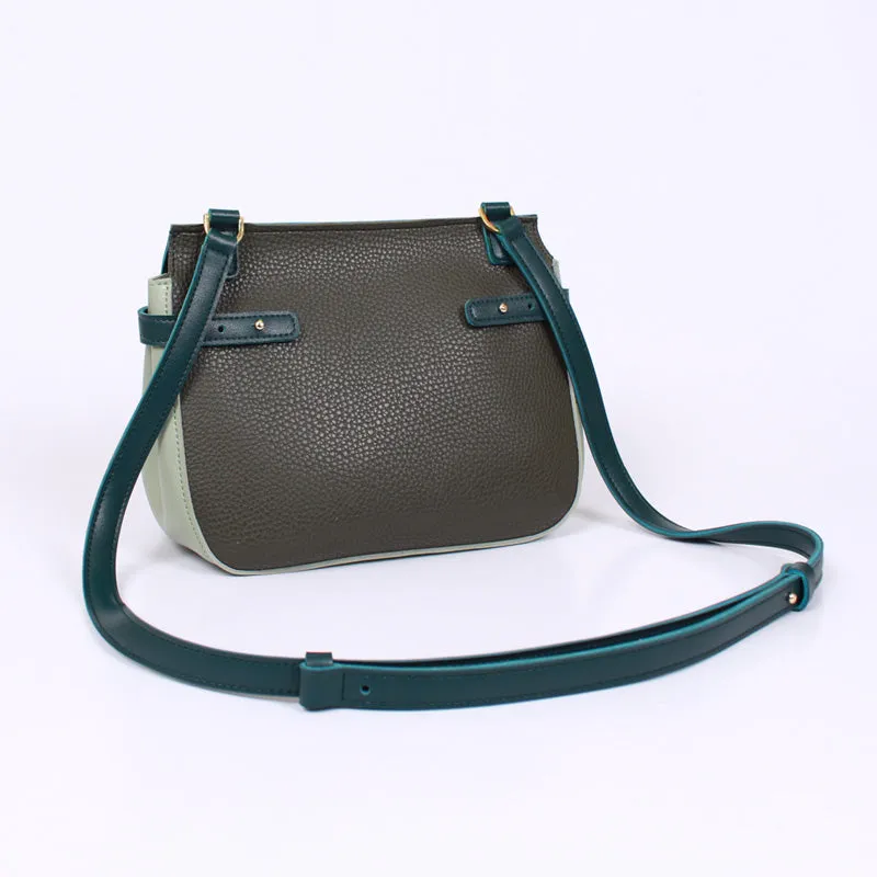 lisa 2 green cross shoulder bag