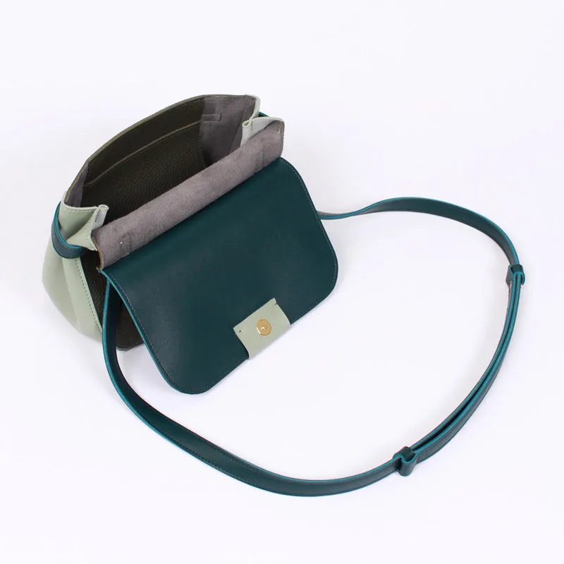 lisa 2 green cross shoulder bag