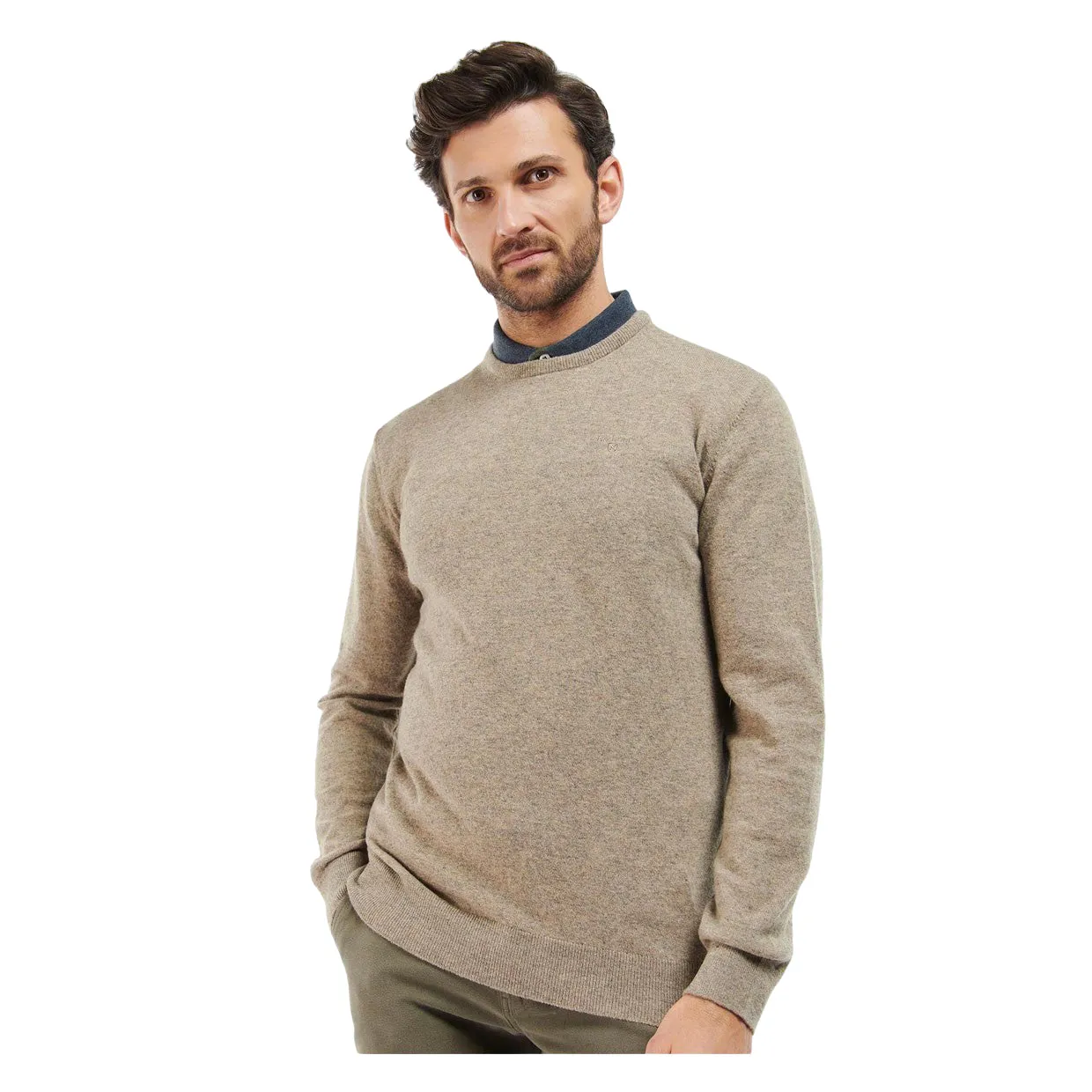 Maglione Uomo Barbour Essential Beige