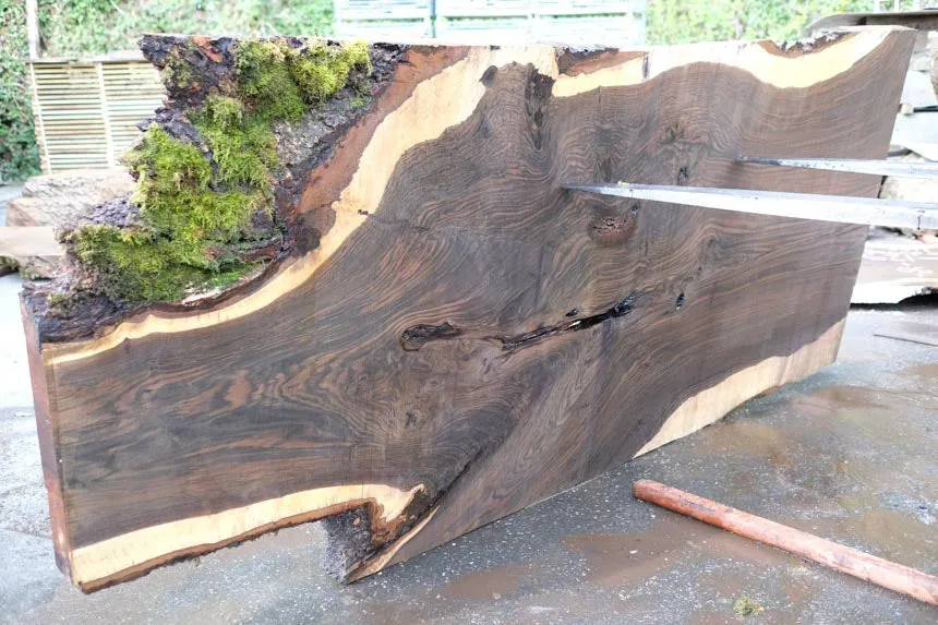 Oregon Black Walnut Slab 042623-02