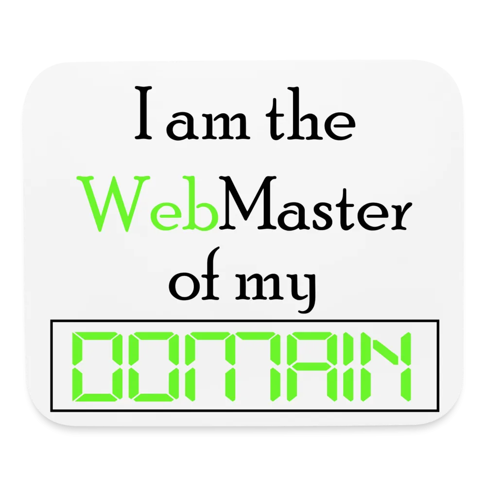 "Digital Domain Master" Mousepad – Navigate Your Web with Style