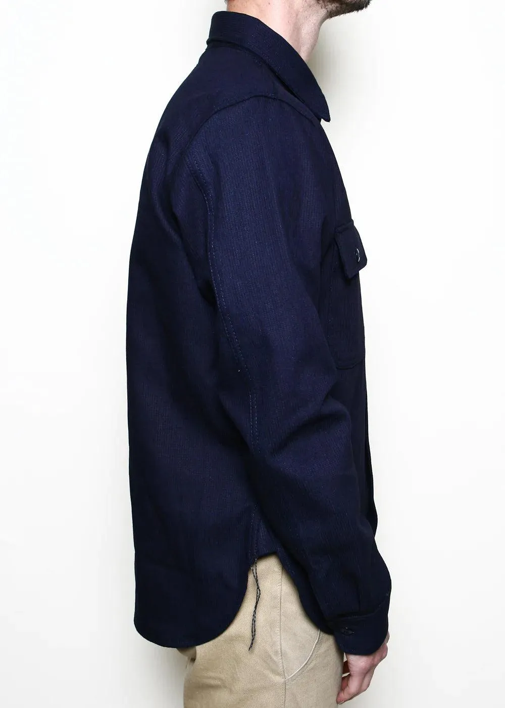 Rogue Territory - Field Shirt Indigo Whip Cord in Indigo