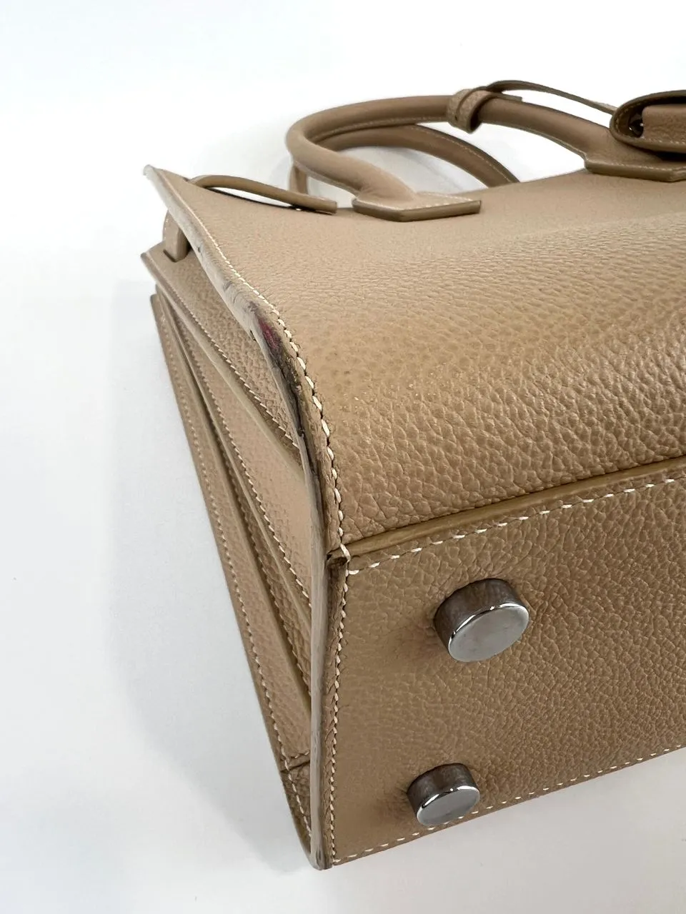 Sac De Jour Dark Beige Baby in Grained Leather&nbsp;