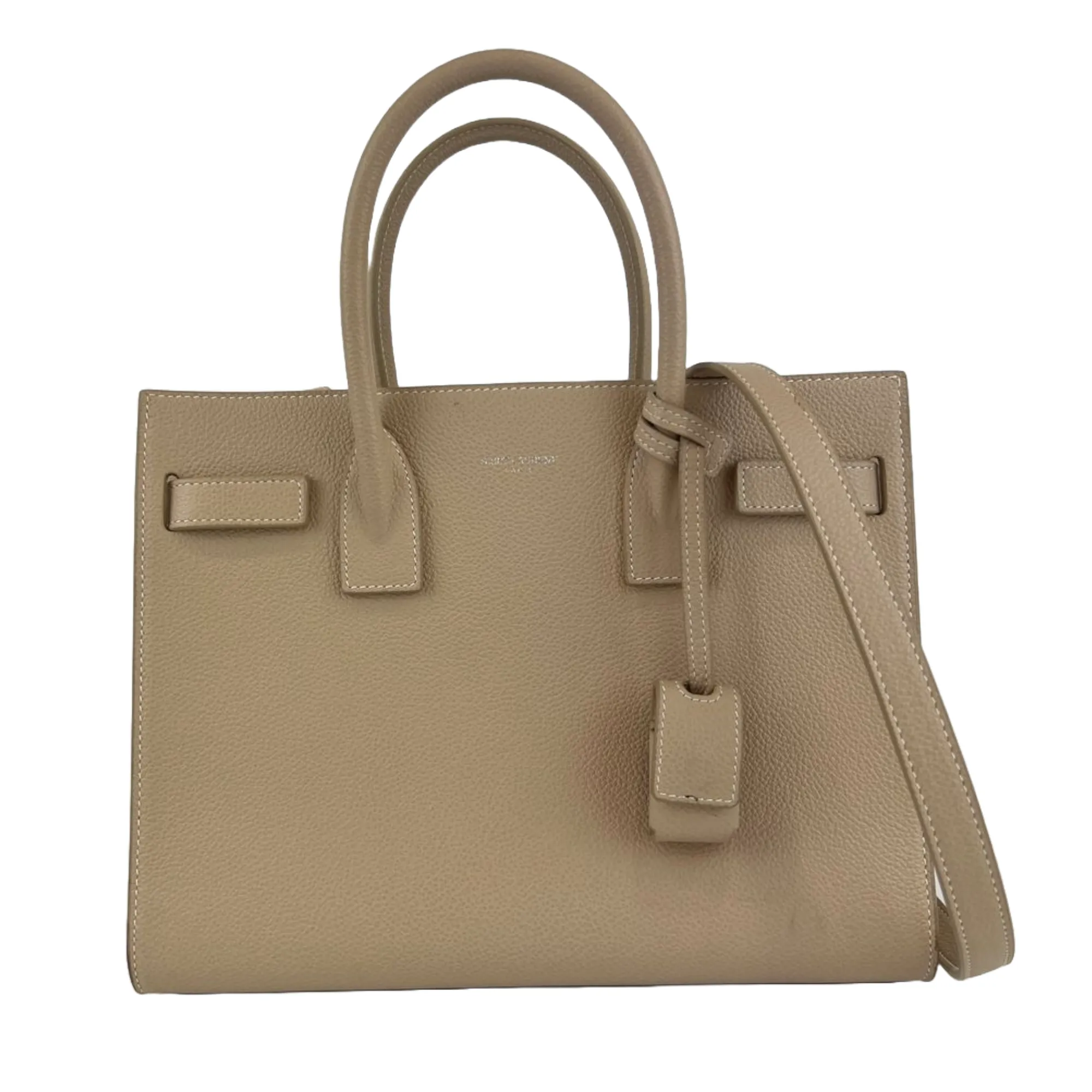 Sac De Jour Dark Beige Baby in Grained Leather&nbsp;