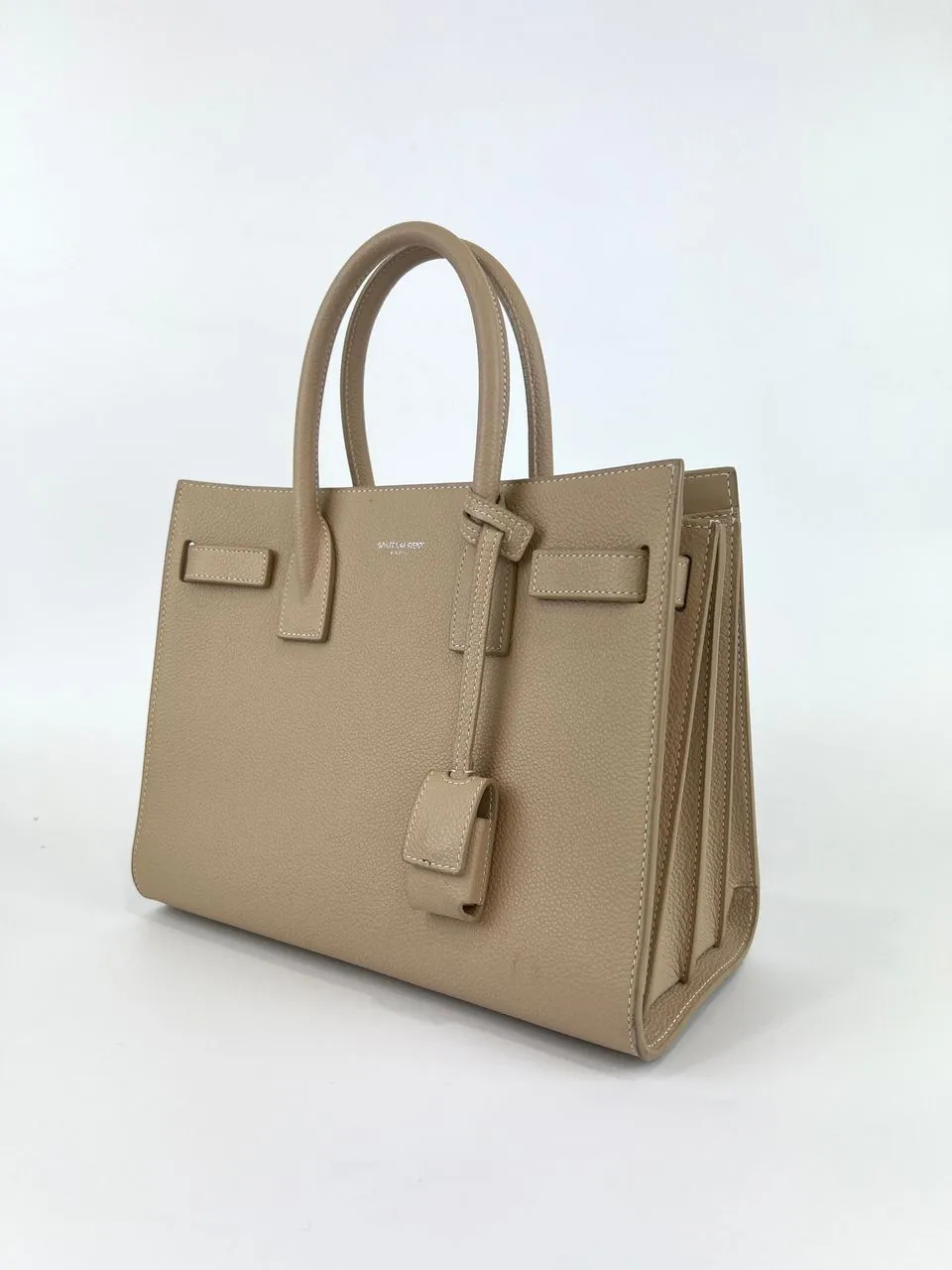 Sac De Jour Dark Beige Baby in Grained Leather&nbsp;