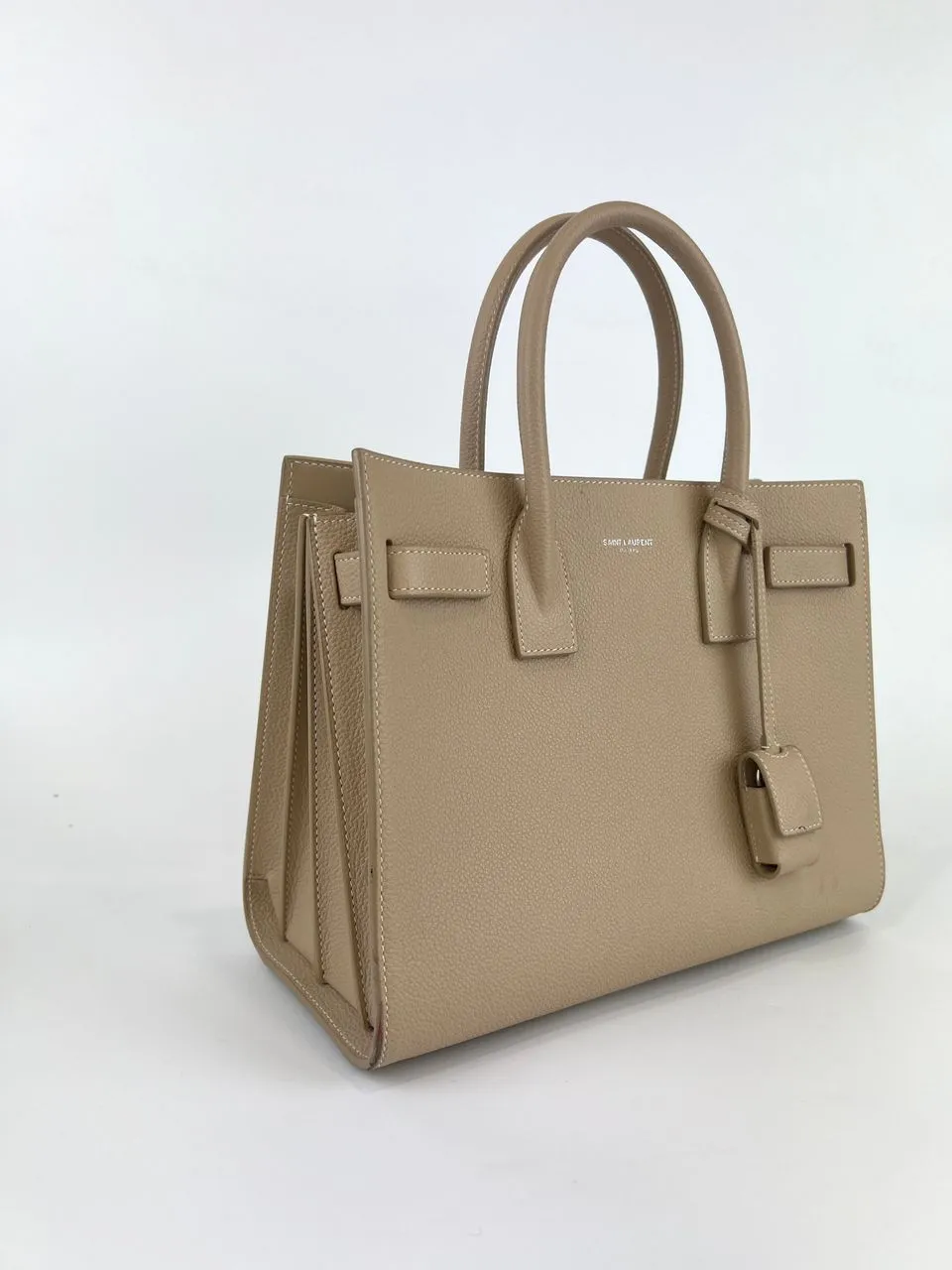 Sac De Jour Dark Beige Baby in Grained Leather&nbsp;