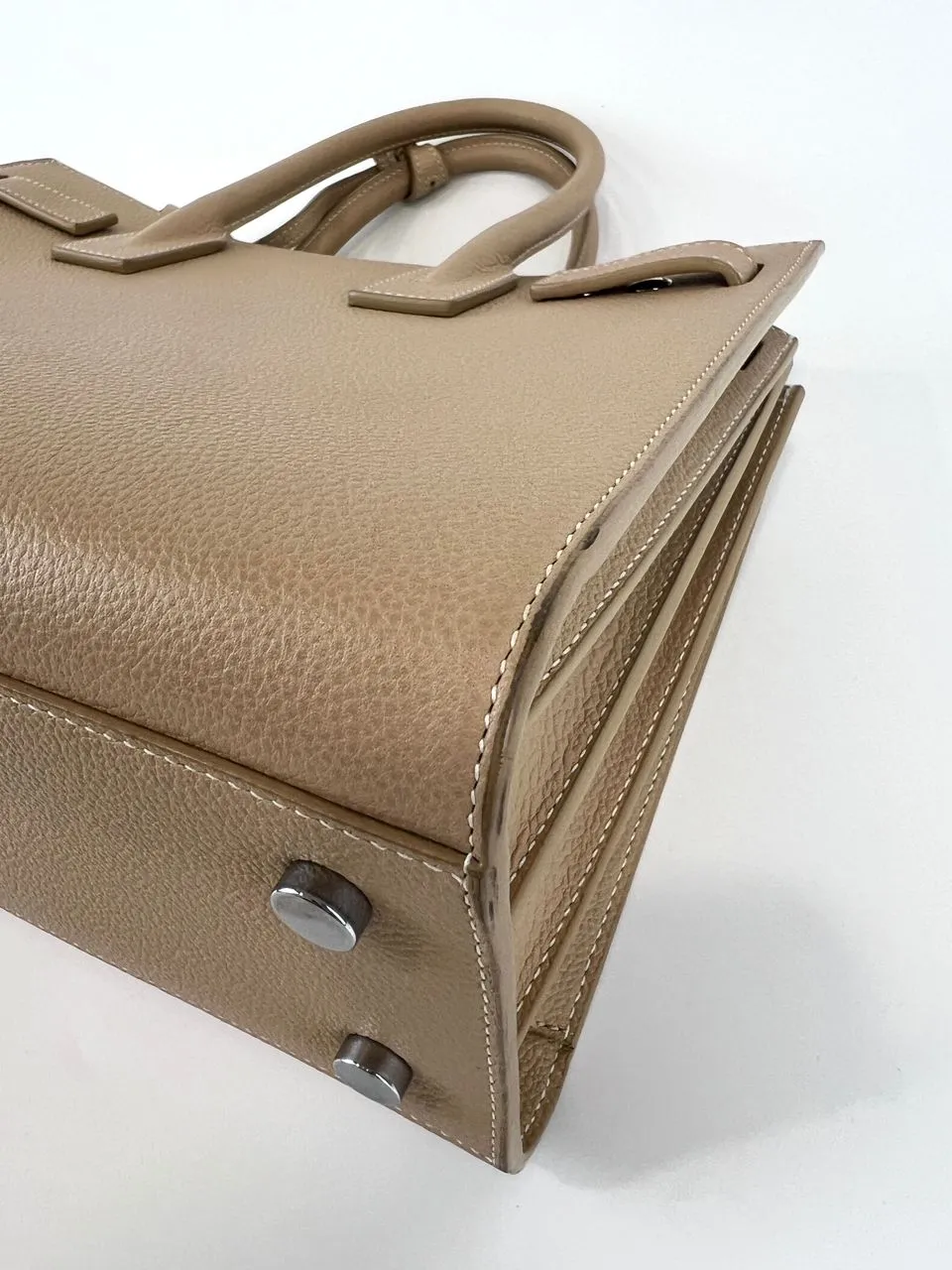 Sac De Jour Dark Beige Baby in Grained Leather&nbsp;