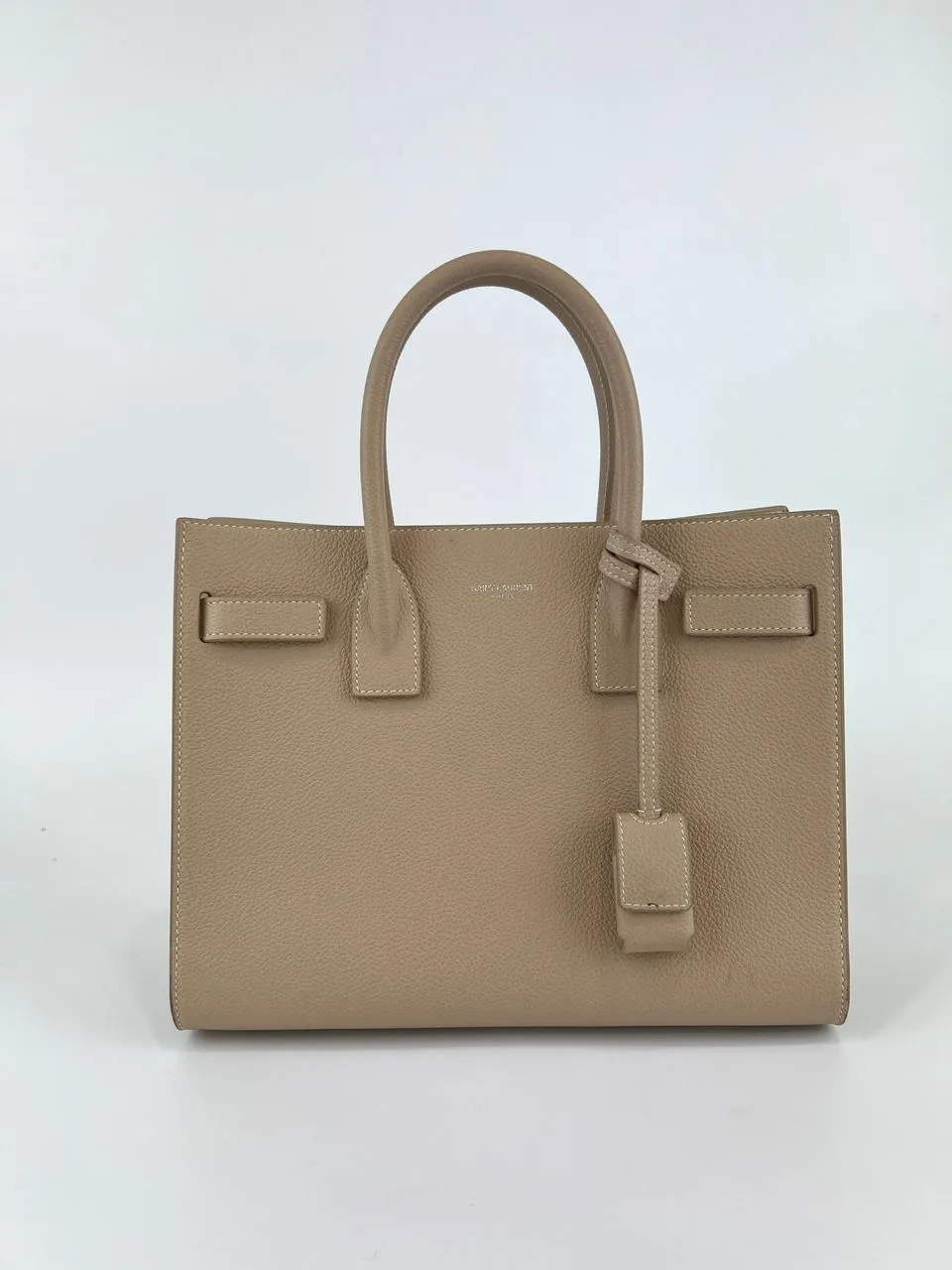 Sac De Jour Dark Beige Baby in Grained Leather&nbsp;