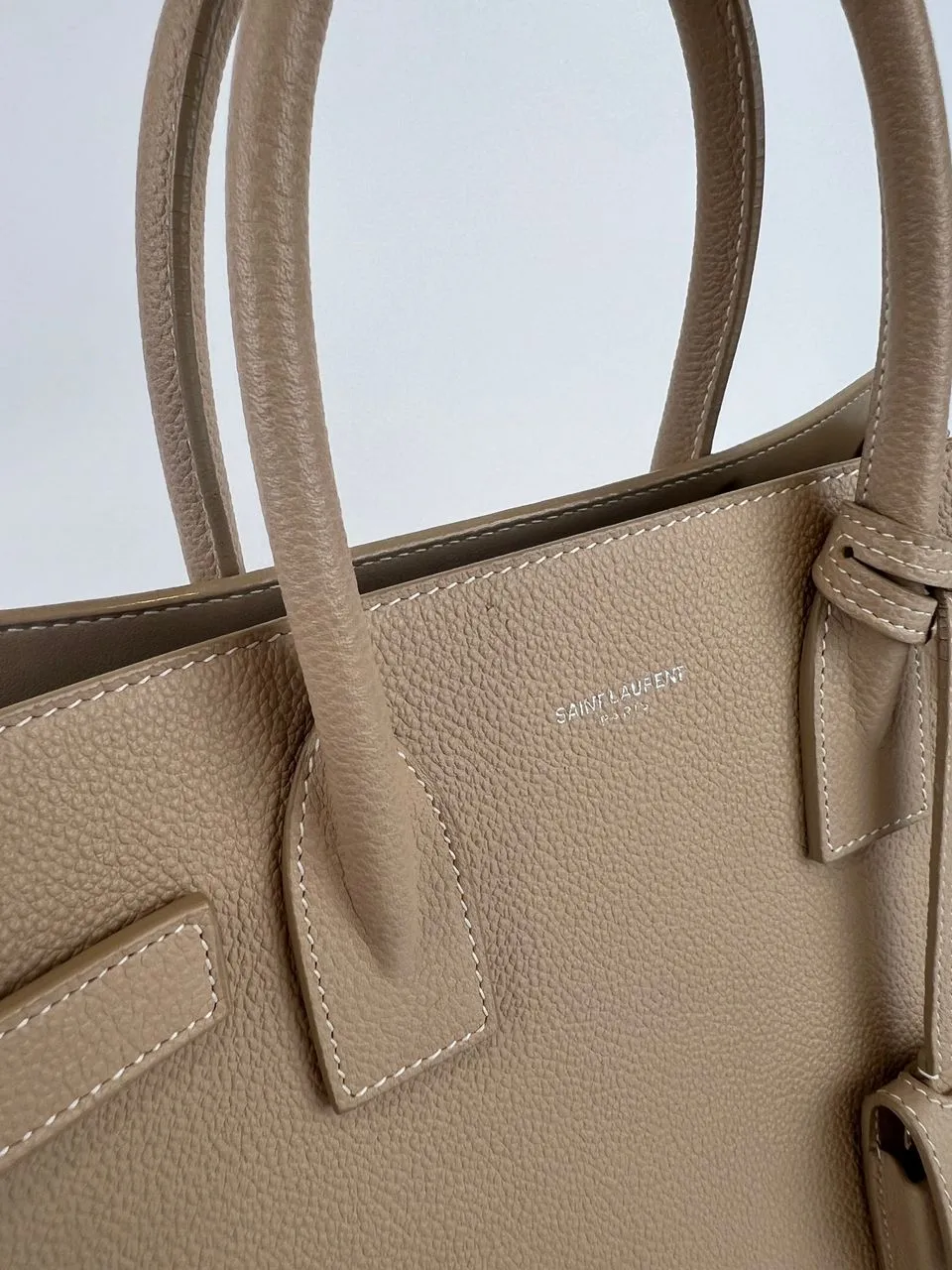 Sac De Jour Dark Beige Baby in Grained Leather&nbsp;