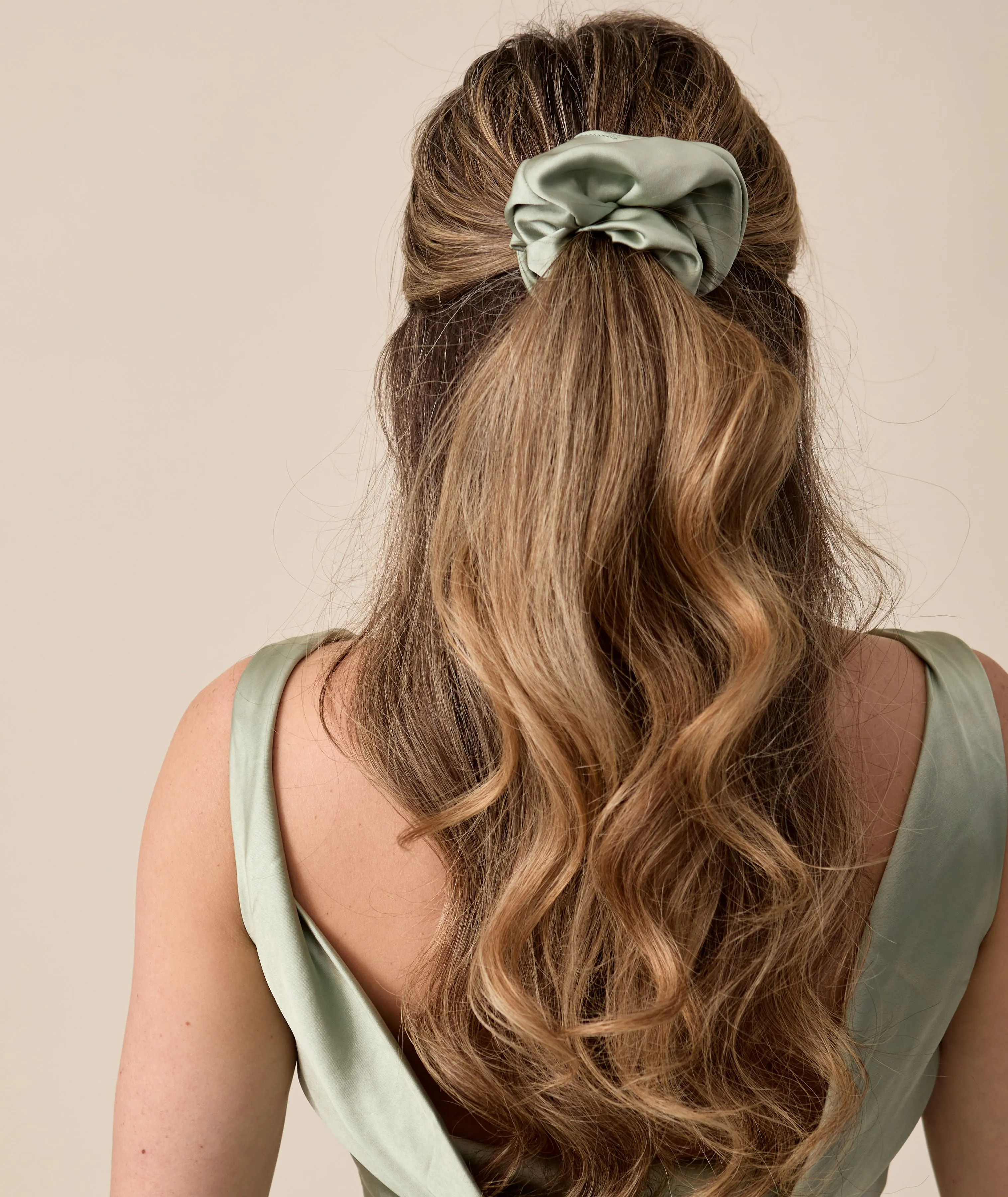 Satin Scrunchie - Sage