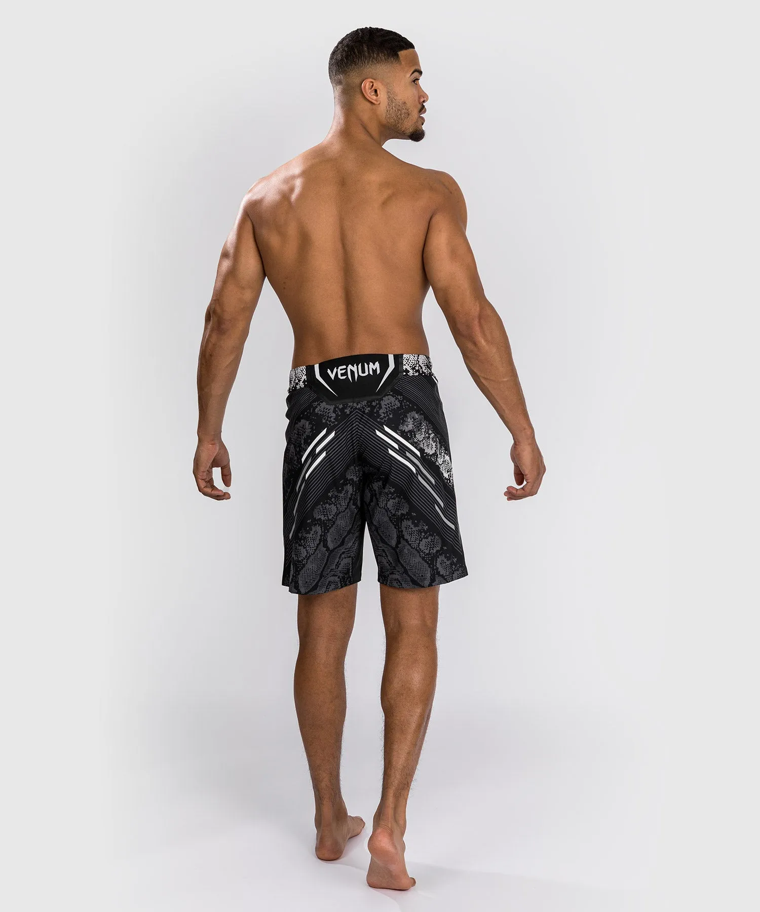 UFC Adrenaline by Venum Authentic Fight Night Men's Fight Short - Long Fit - Black