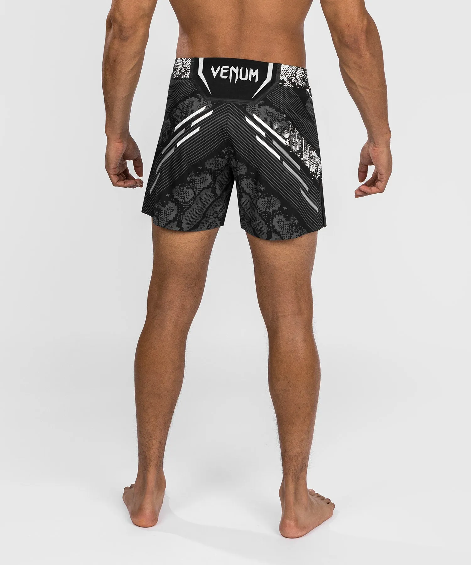 UFC Adrenaline by Venum Authentic Fight Night Men's Fight Short - Long Fit - Black